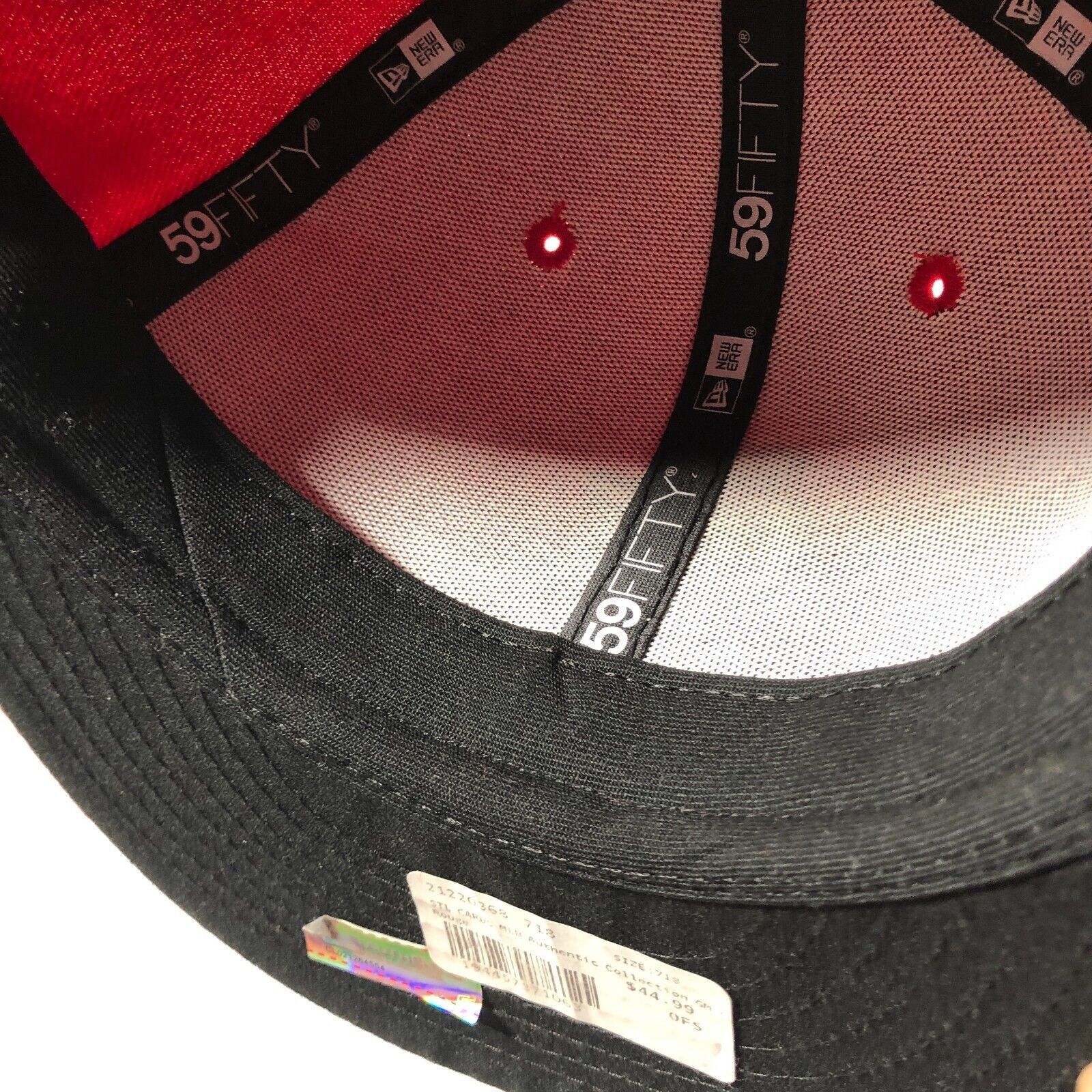 MLB × New Era St. Louis Cardinals 59FIFTY Fitted Baseball Hat Size 7 1/8 Size ONE SIZE - 9 Thumbnail
