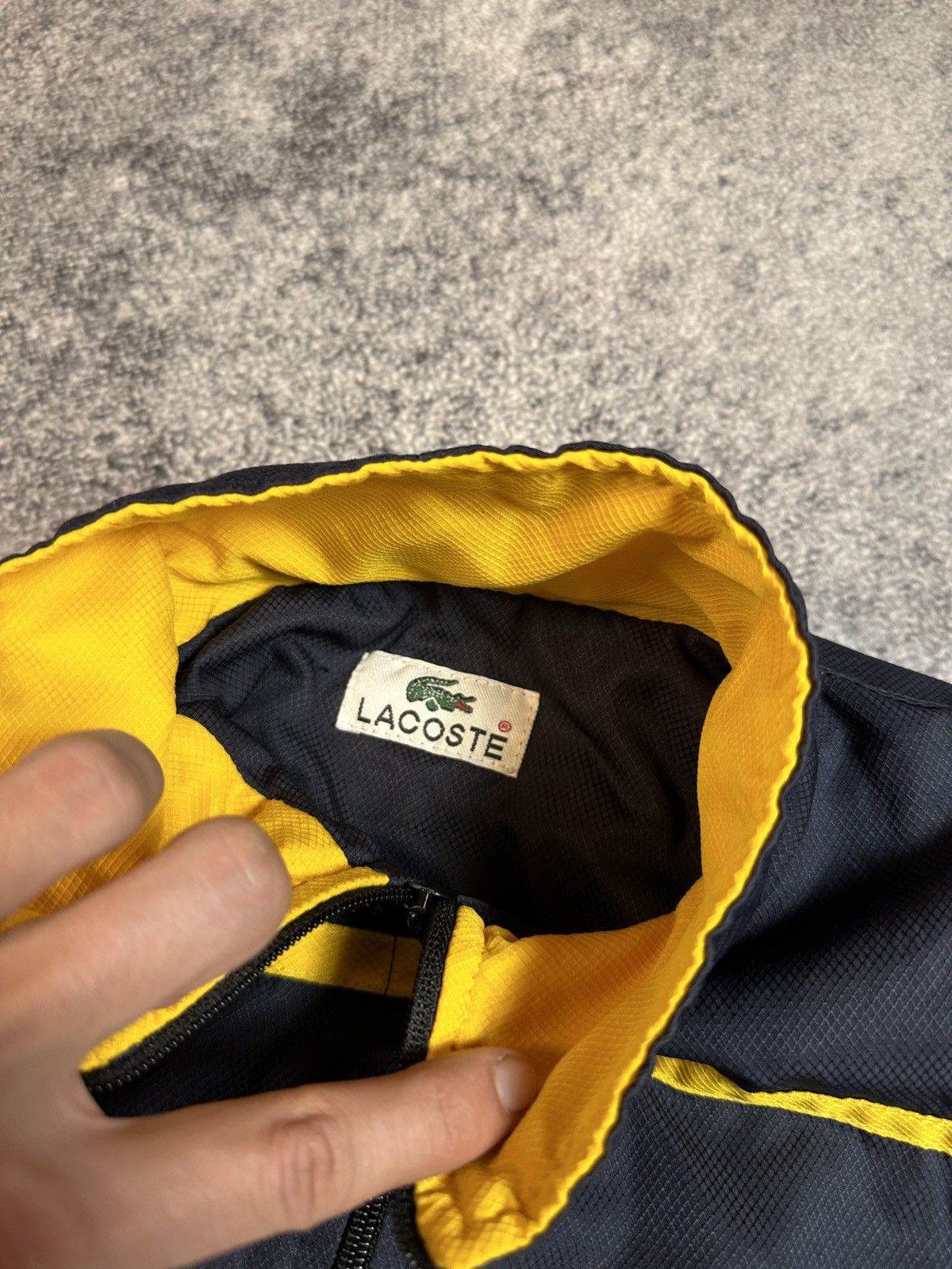 Lacoste × Vintage Vintage Lacoste Nylon Jacket Streetwear Logo Drill XS USA Size US XS / EU 42 / 0 - 4 Thumbnail