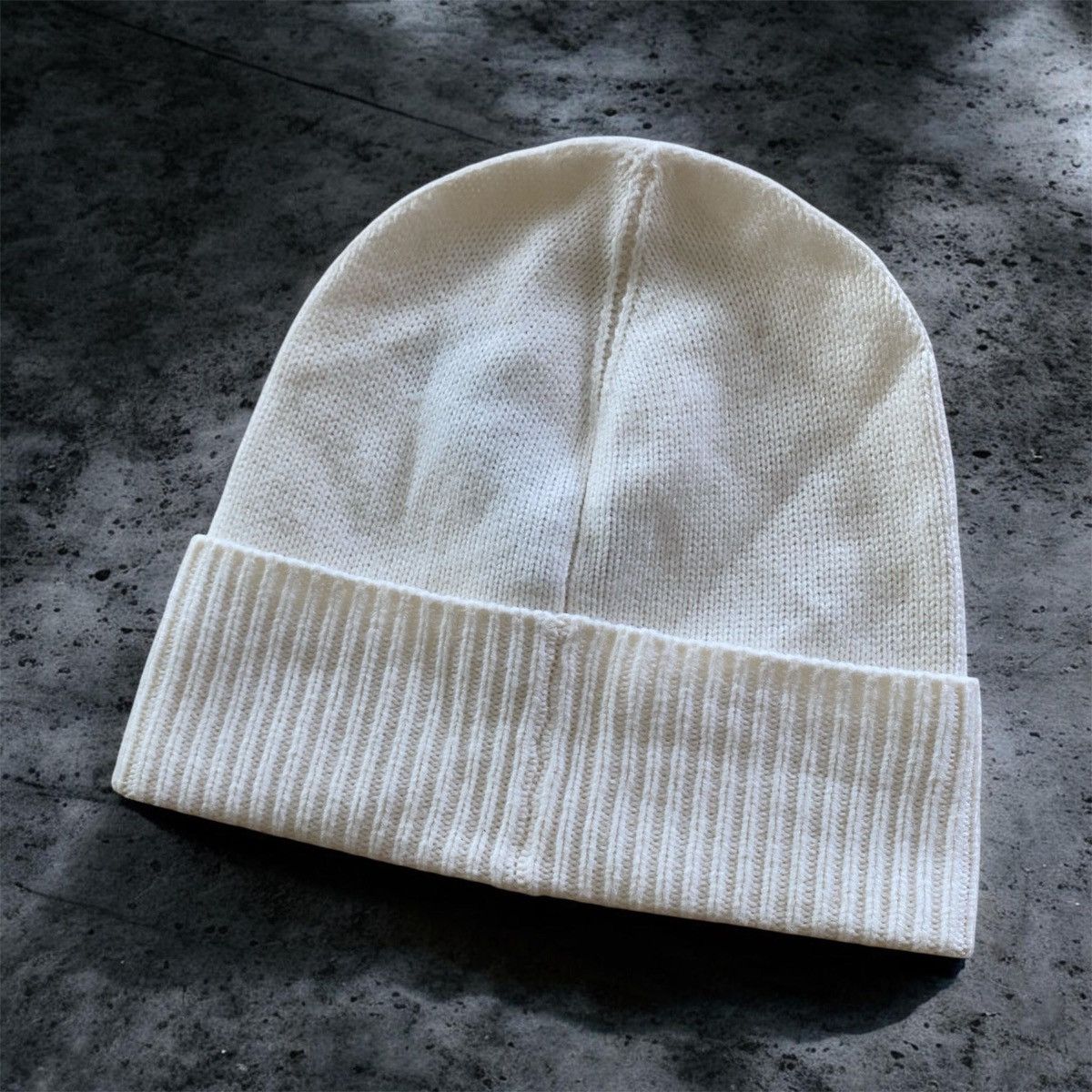 Allsaints AllSaint Oppose Logo Beanie White Wool blend Hat Size ONE SIZE - 5 Thumbnail