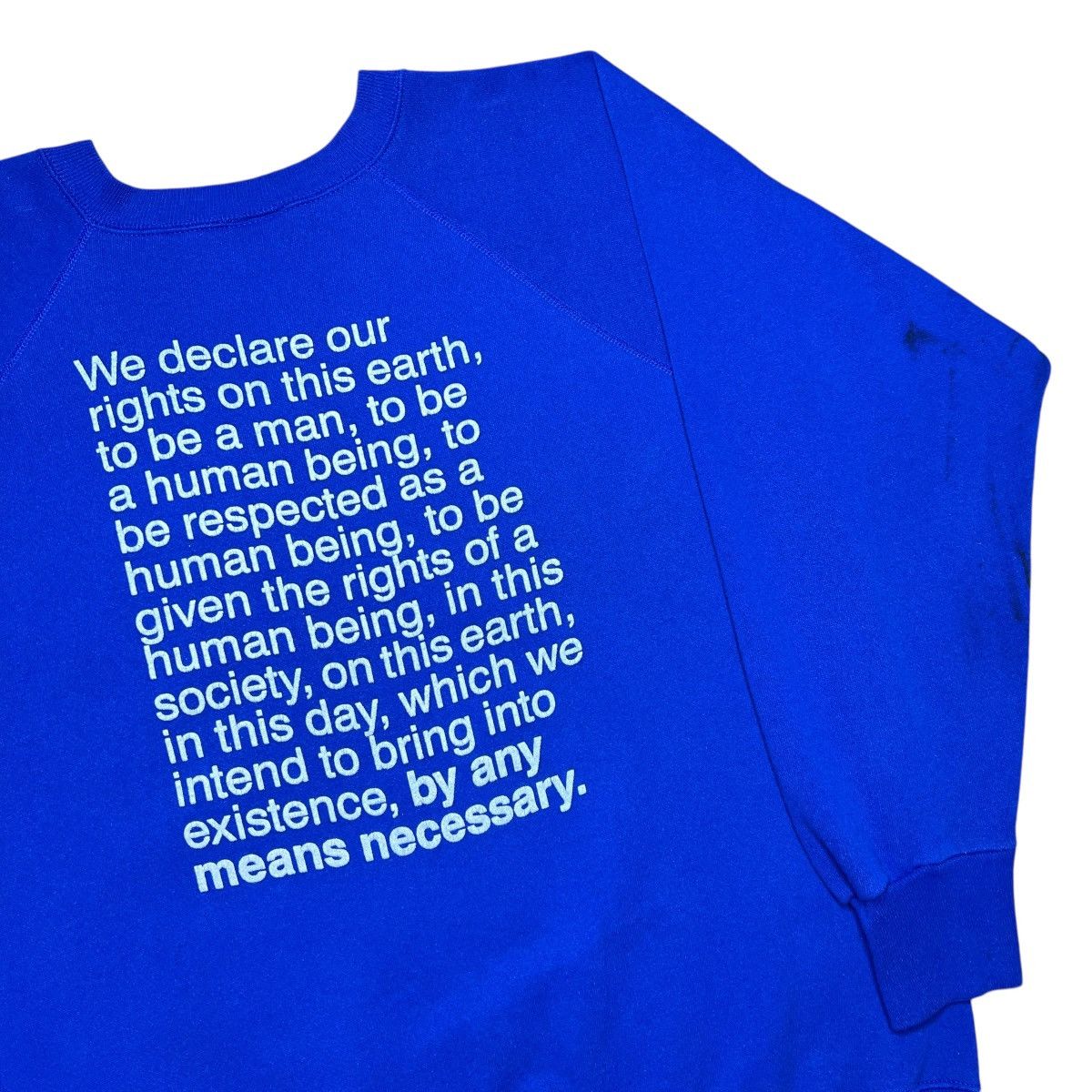 Rap Tees Malcolm X By Any Means Necessary Black Activist Sweatshirt Size US XXL / EU 58 / 5 - 20 Thumbnail