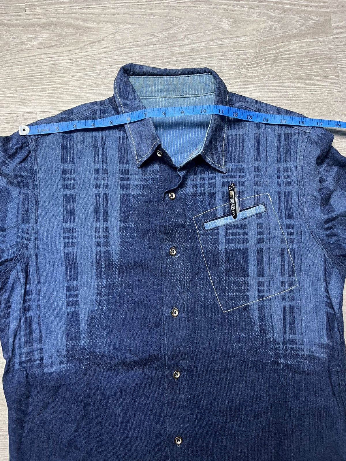 Marithe + Francois Girbaud MARITHE FRANCOIS GIRBAUD Denim Shirt Button up longsleeve Size US M / EU 48-50 / 2 - 10 Thumbnail