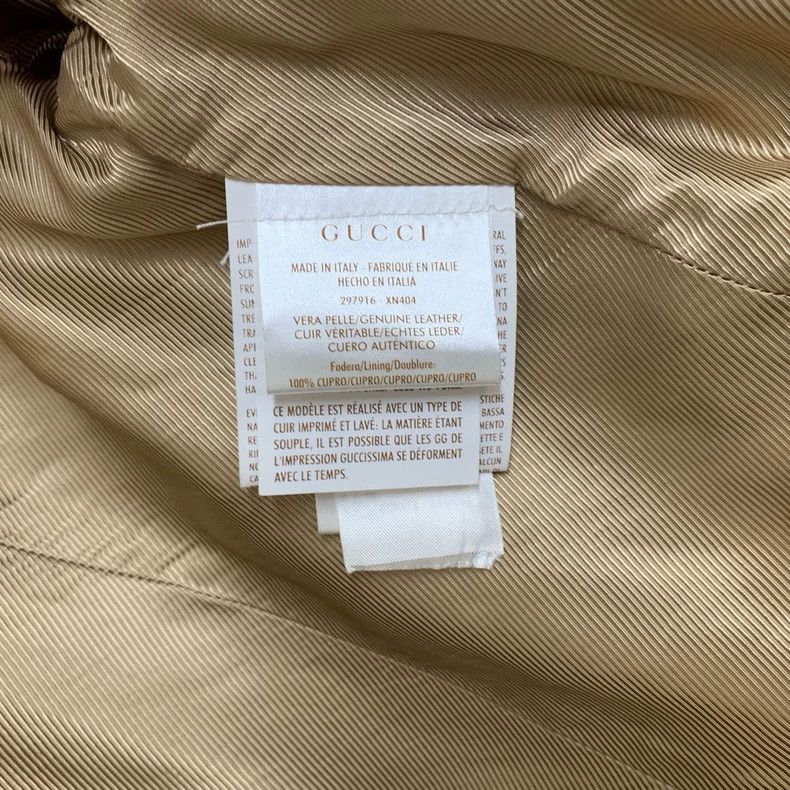 Gucci Gucci Classic leather jacket Size M / US 6-8 / IT 42-44 - 4 Thumbnail