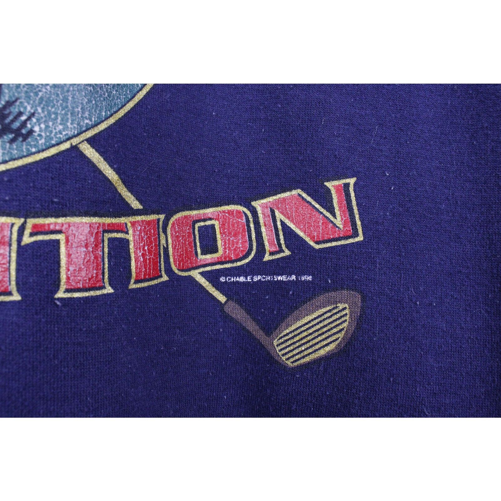 Vintage Vintage WOLF American Golfing Tradition Graphic Sweatshirt Size US L / EU 52-54 / 3 - 6 Thumbnail