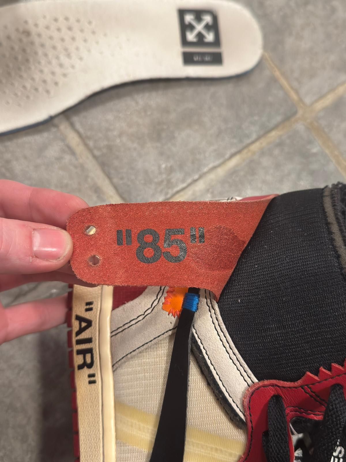 Jordan Brand × Off-White Off-White x Air Jordan 1 Retro High OG ‘Chicago’ Size US 8.5 / EU 41-42 - 6 Thumbnail