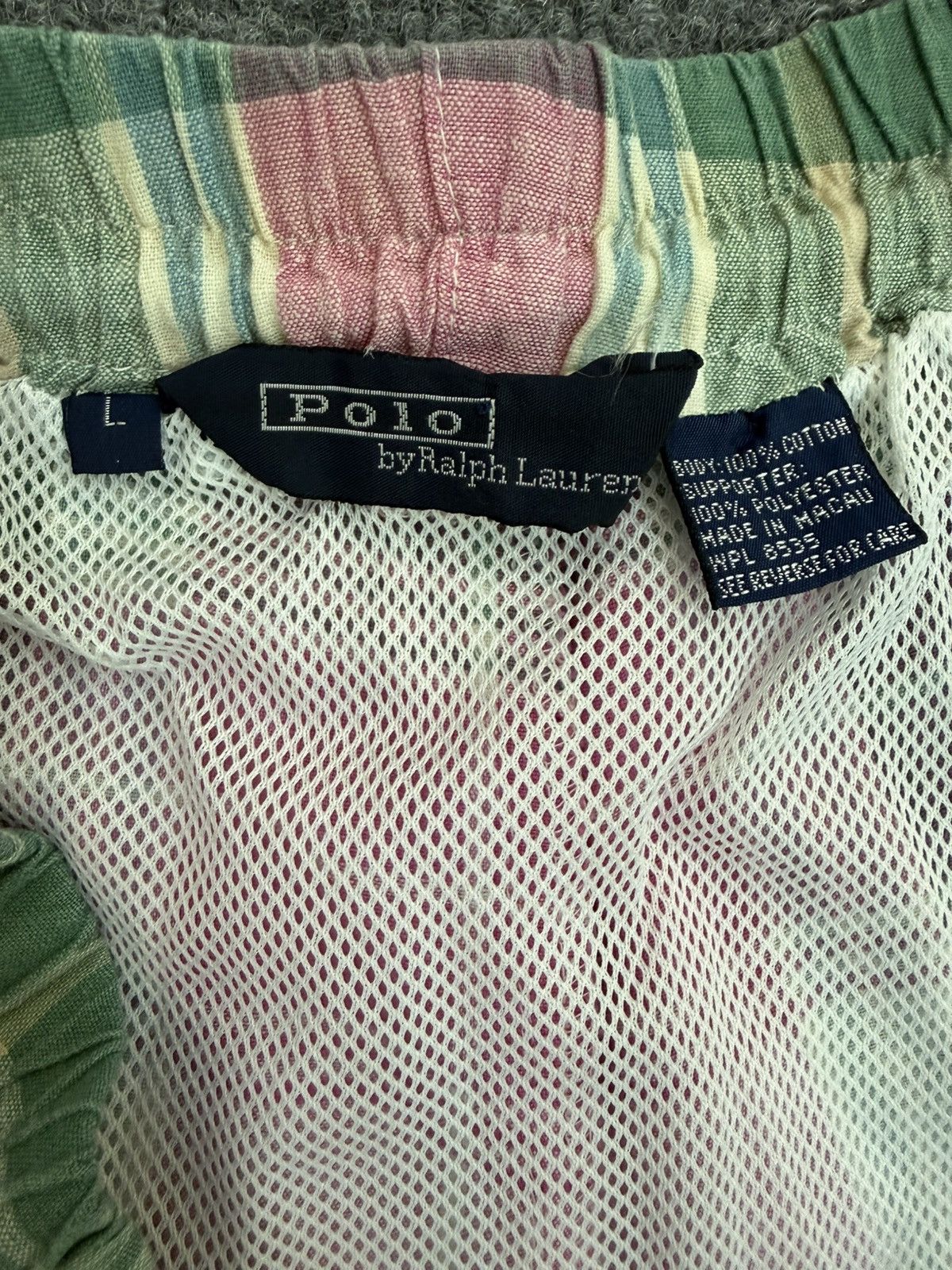 Polo Ralph Lauren Vintage Polo Ralph Lauren Plaid Swim Trunks L Cotton Size US 38 / EU 54 - 4 Thumbnail