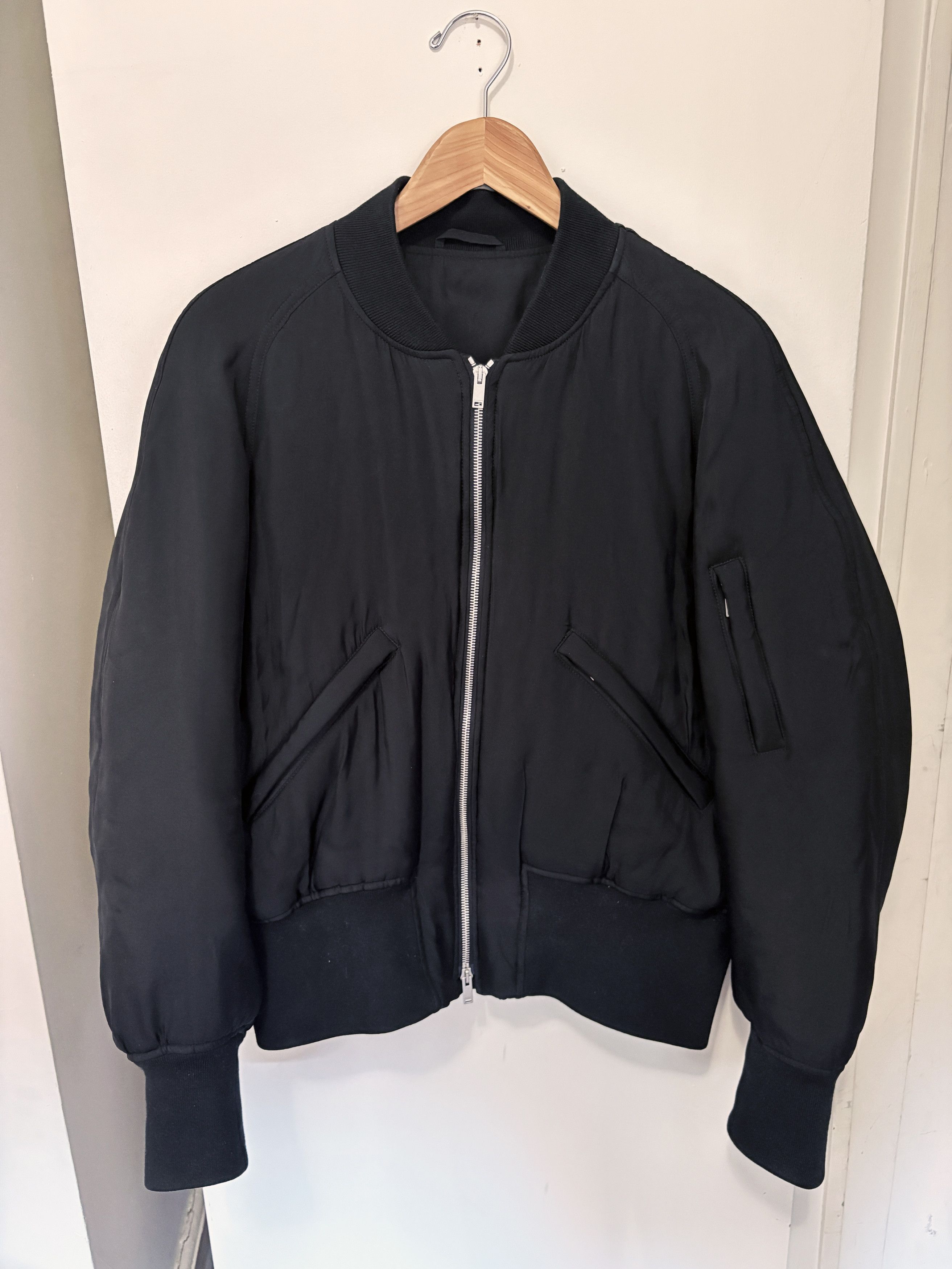 Jil Sander Jil Sander Mainline Boxy Padded Bomber Jacket Black L Size US L / EU 52-54 / 3 - 1 Thumbnail