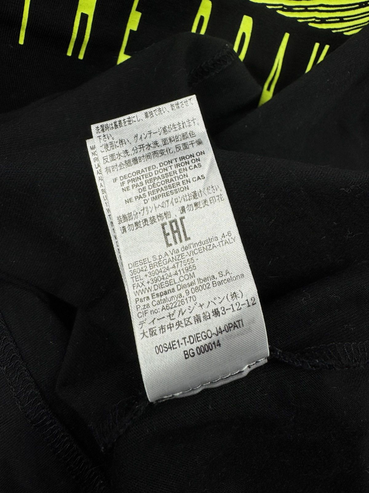 Diesel × Vintage Diesel dieselnation only the brave rave style graphic tee Size US M / EU 48-50 / 2 - 10 Thumbnail