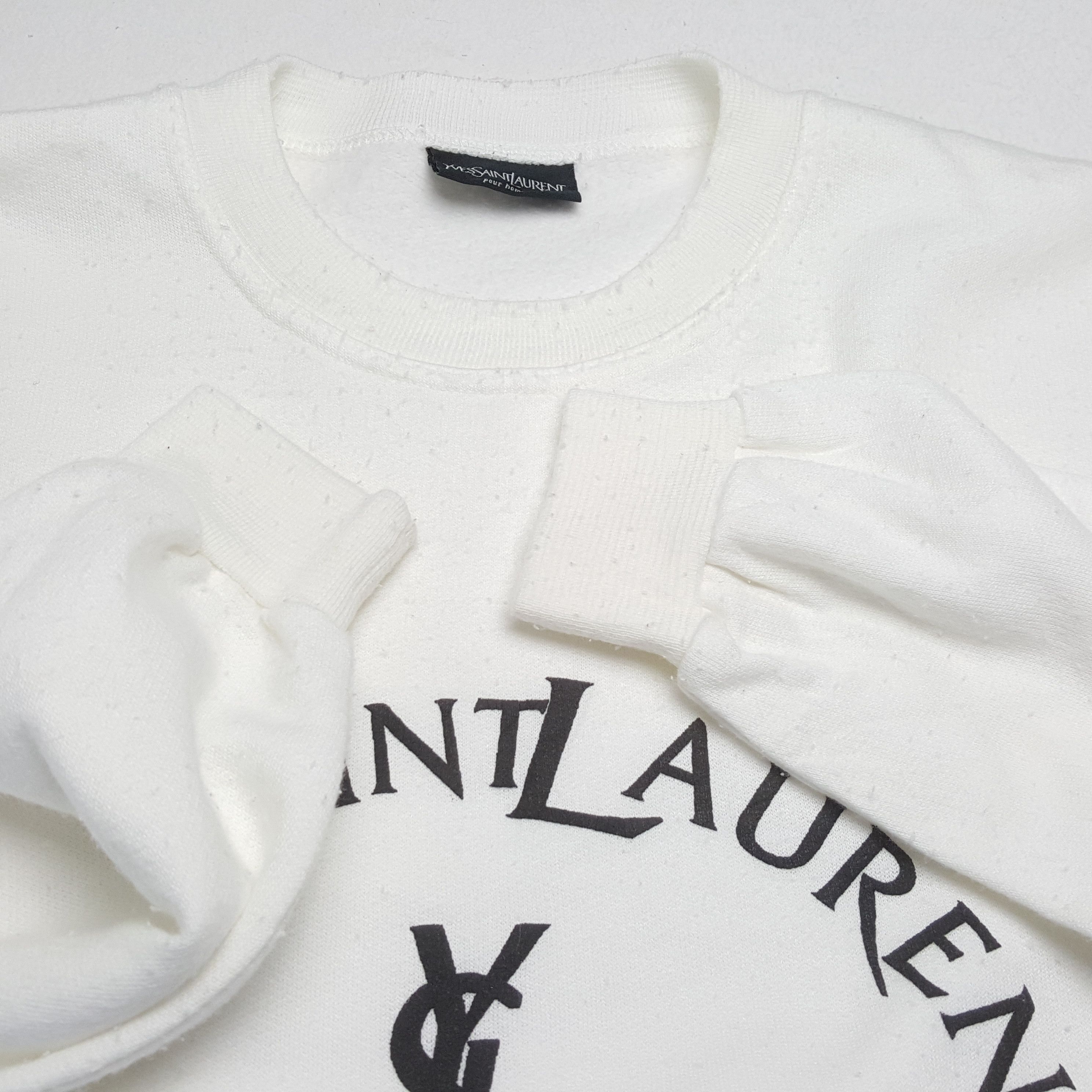 Vintage × Yves Saint Laurent YVES SAINT LAURENT Luxury Brand Fashion Style Sweatshirt Size US L / EU 52-54 / 3 - 9 Thumbnail