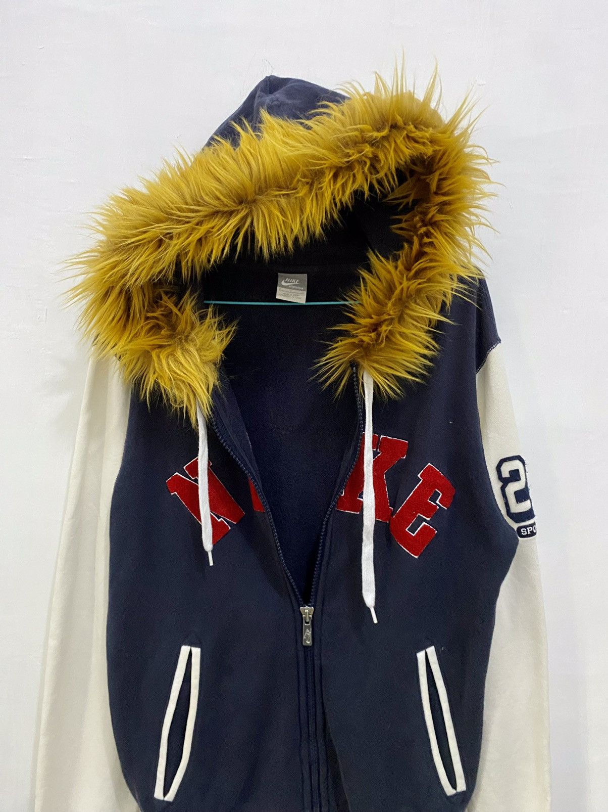 If Six Was Nine × Le Grande Bleu (L.G.B.) × Nike 💥Fur💥Nike Speelout Zipper Fur Hoodie LGB Style Size US L / EU 52-54 / 3 - 11 Thumbnail