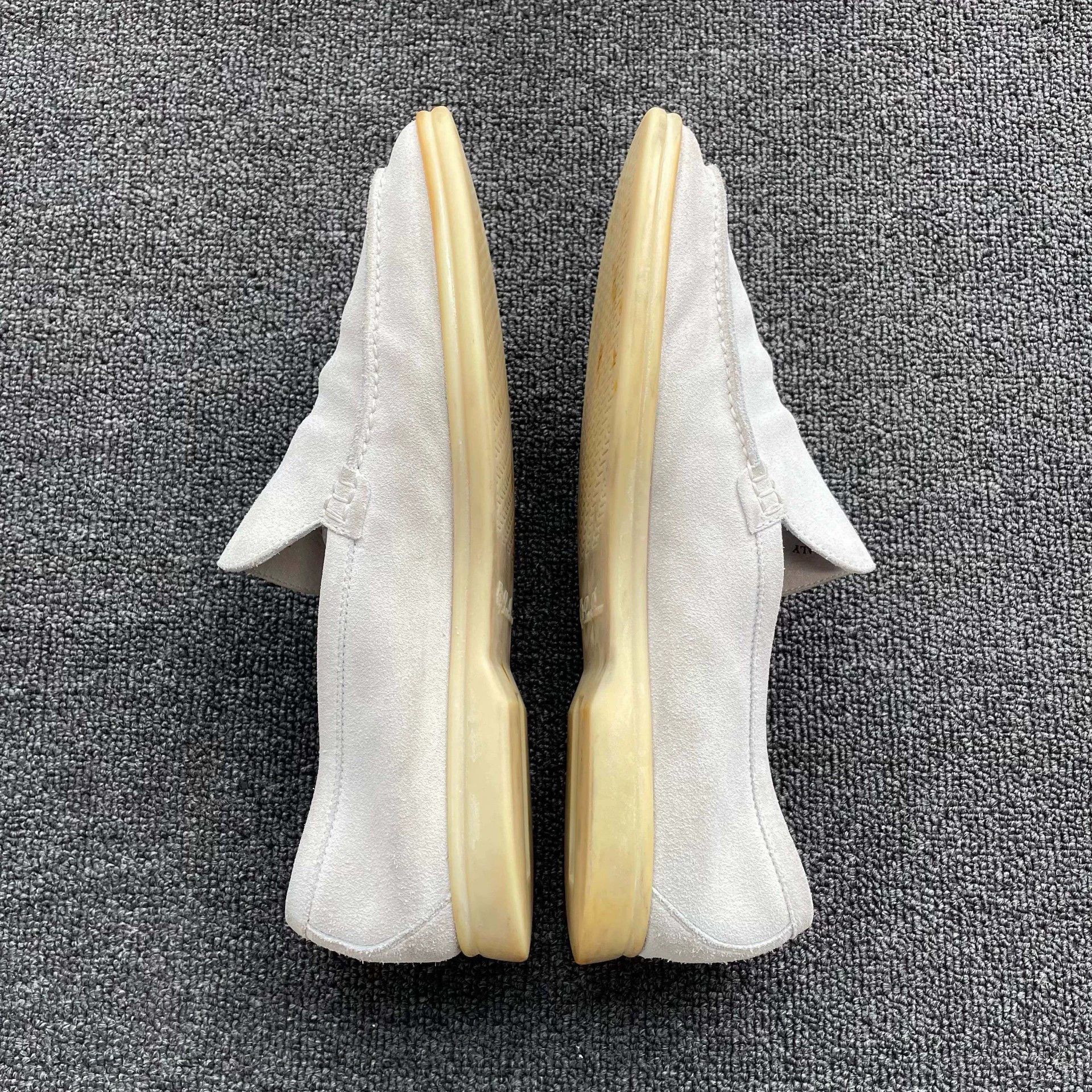 Loro Piana Loro Piana Summer Walk Suede Loafers Men's Off-White 42 Size US 9 / EU 42 - 6 Thumbnail