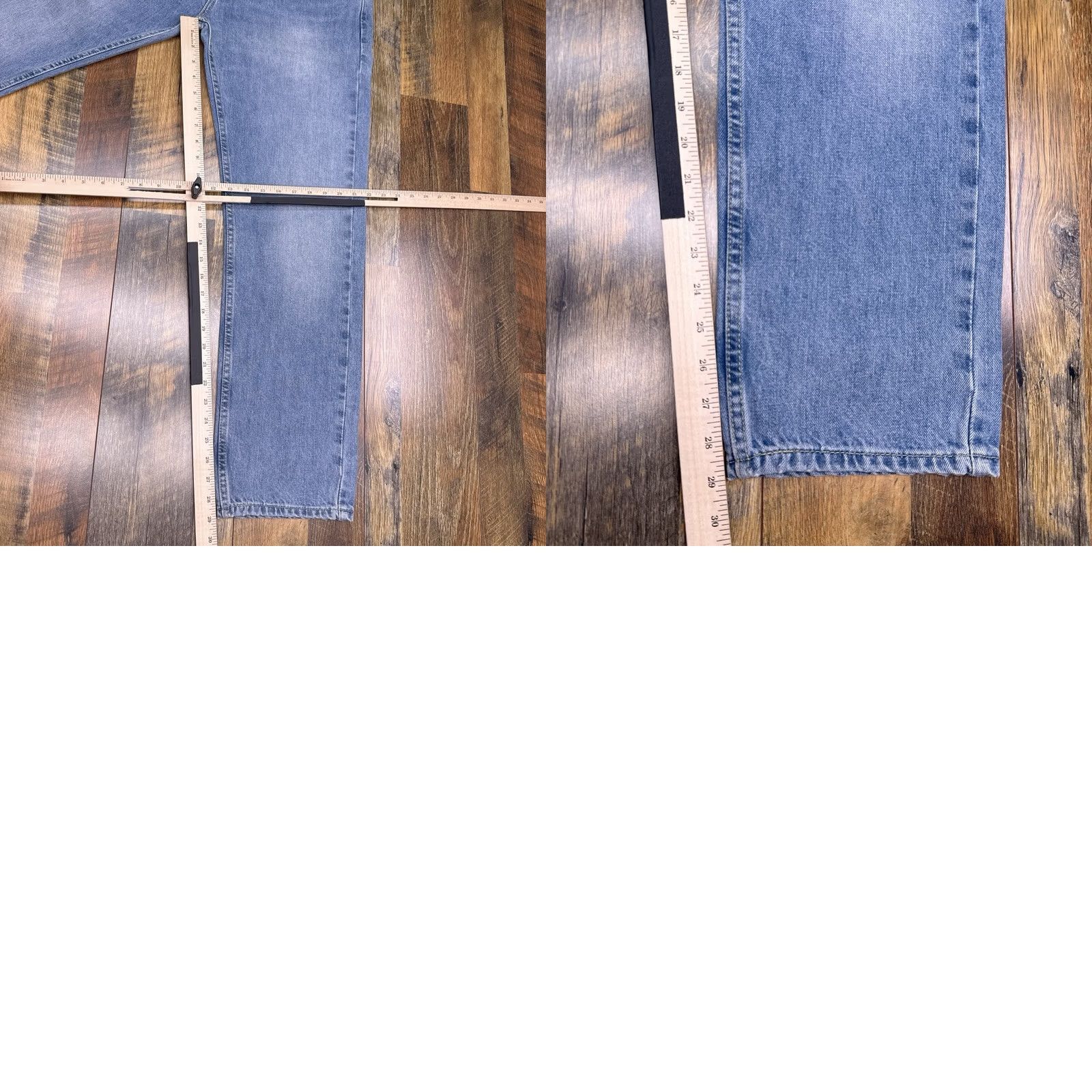 Levi's Levi's 505 Jeans Mens 32x30 Straight Denim Mid Rise Blue 5-Pocket Regular Waist Stretch Comfort Size US 32 / EU 48 - 9 Thumbnail