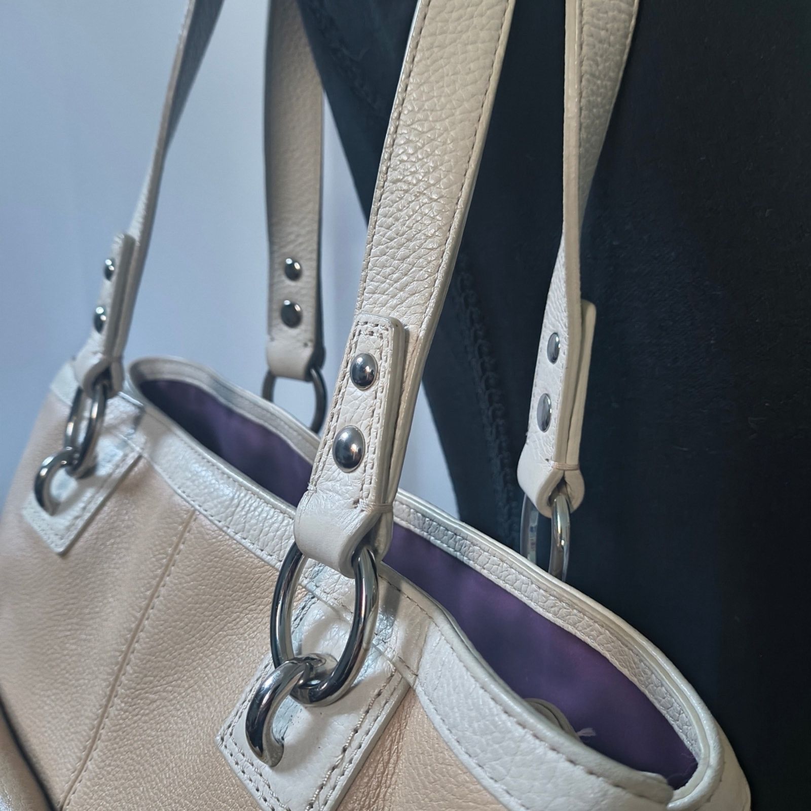 Coach Y2K Coach Penelope Turnlock Carryall Leather Satchel Tote Size ONE SIZE - 4 Thumbnail