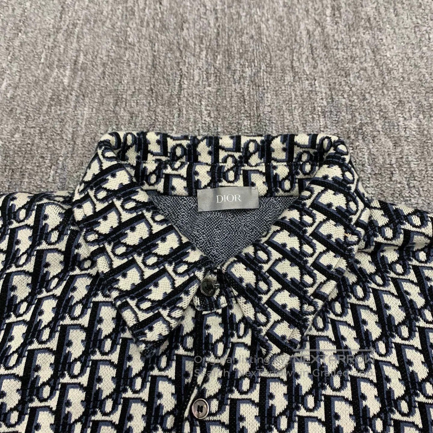 Dior Dior Monogram Knit Shirt Jacket for Women. Size L / US 10 / IT 46 - 9 Thumbnail