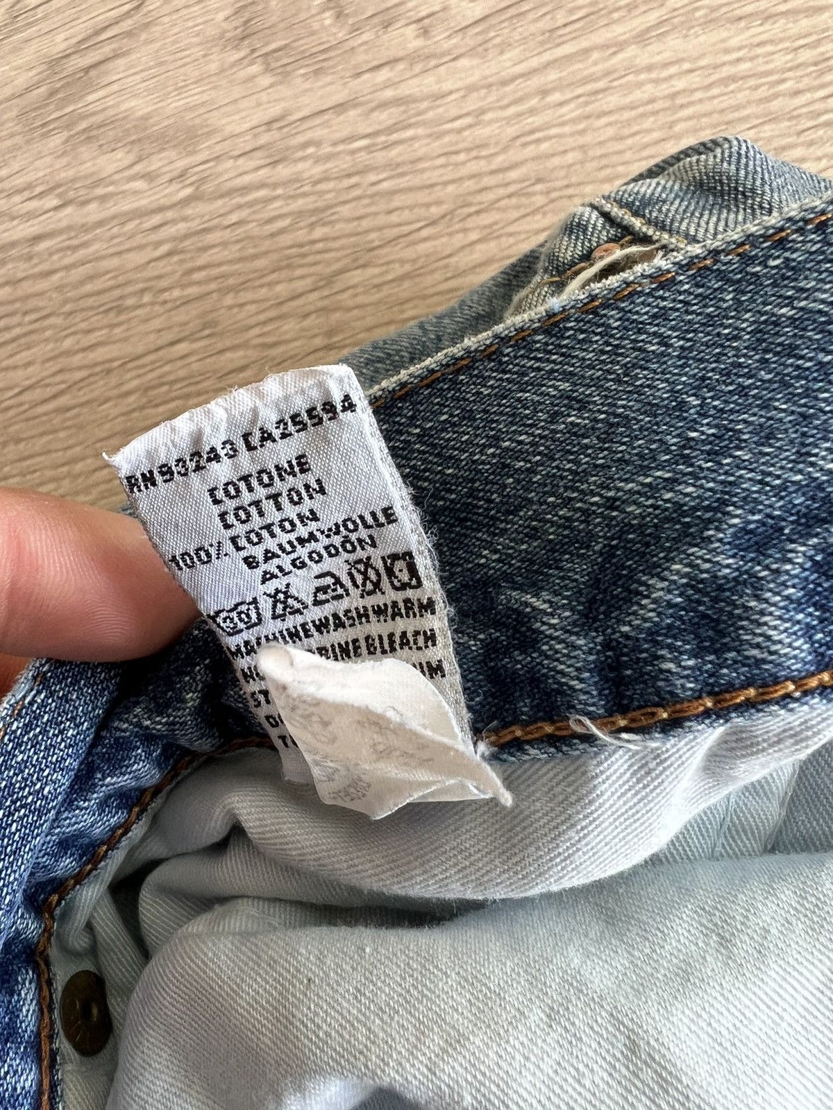 Diesel × Vintage Vintage Diesel Basic Denim Jeans Faded Worn 90s Y2K 2000s Size US 32 / EU 48 - 4 Thumbnail