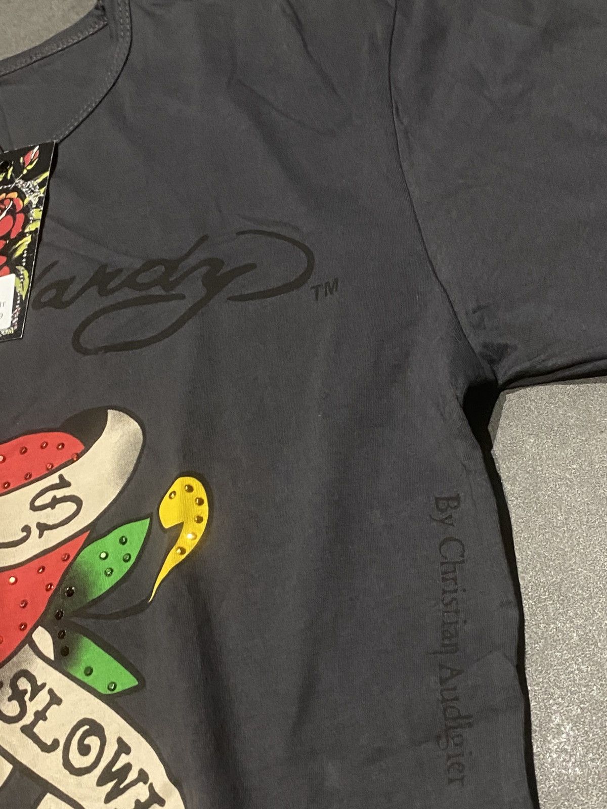 Christian Audigier T shirt Ed Hardy Christian Audigier vintage japanese brand Size US L / EU 52-54 / 3 - 3 Thumbnail