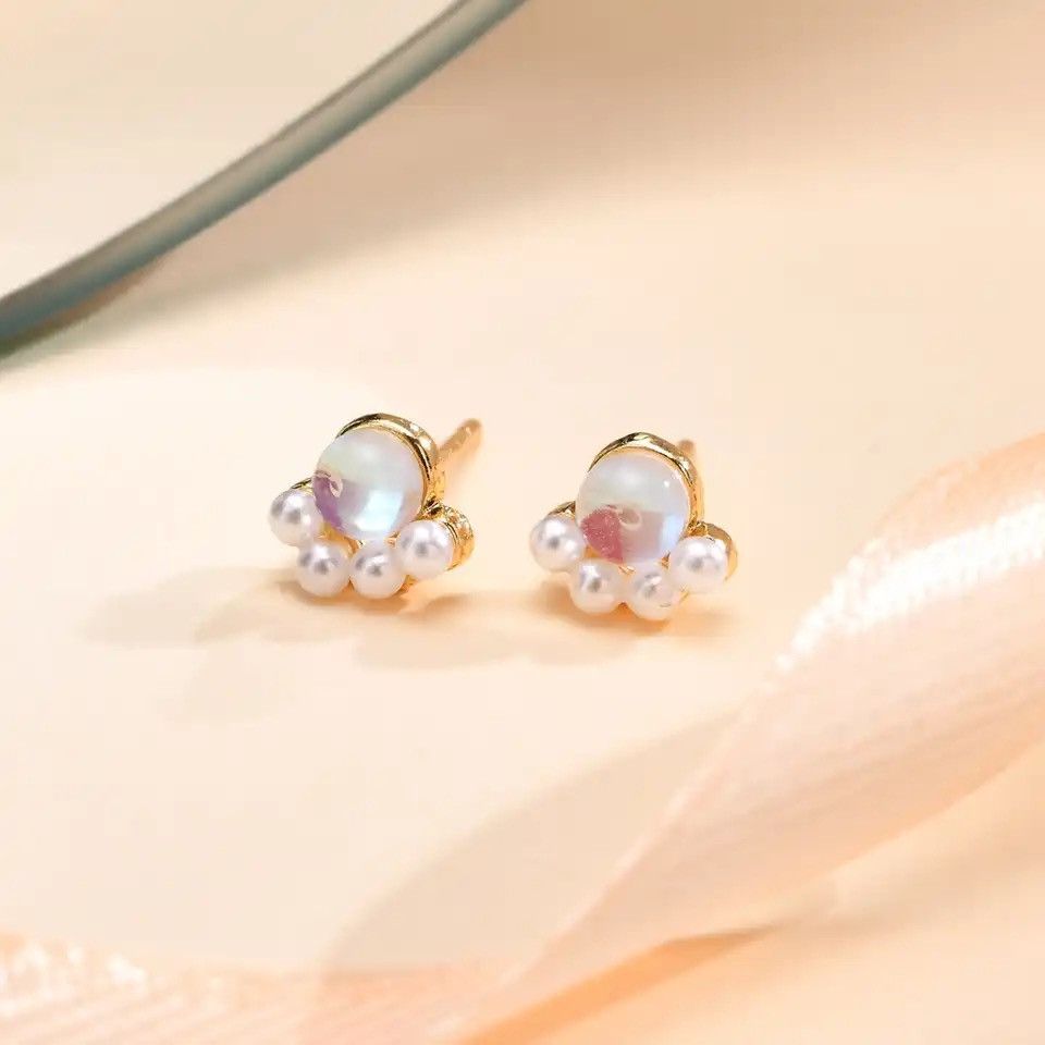 Other Cute Fat Foot Stud Earrings Size ONE SIZE - 1 Thumbnail