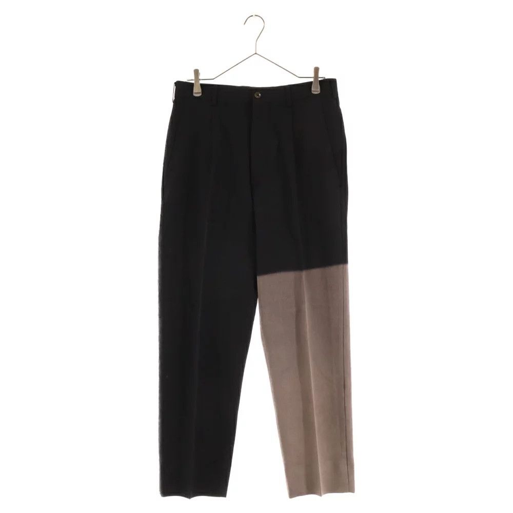 image of Yohji Yamamoto Pour Homme 96Aw Wool Gabardine Slacks in Black, Men's (Size 31)