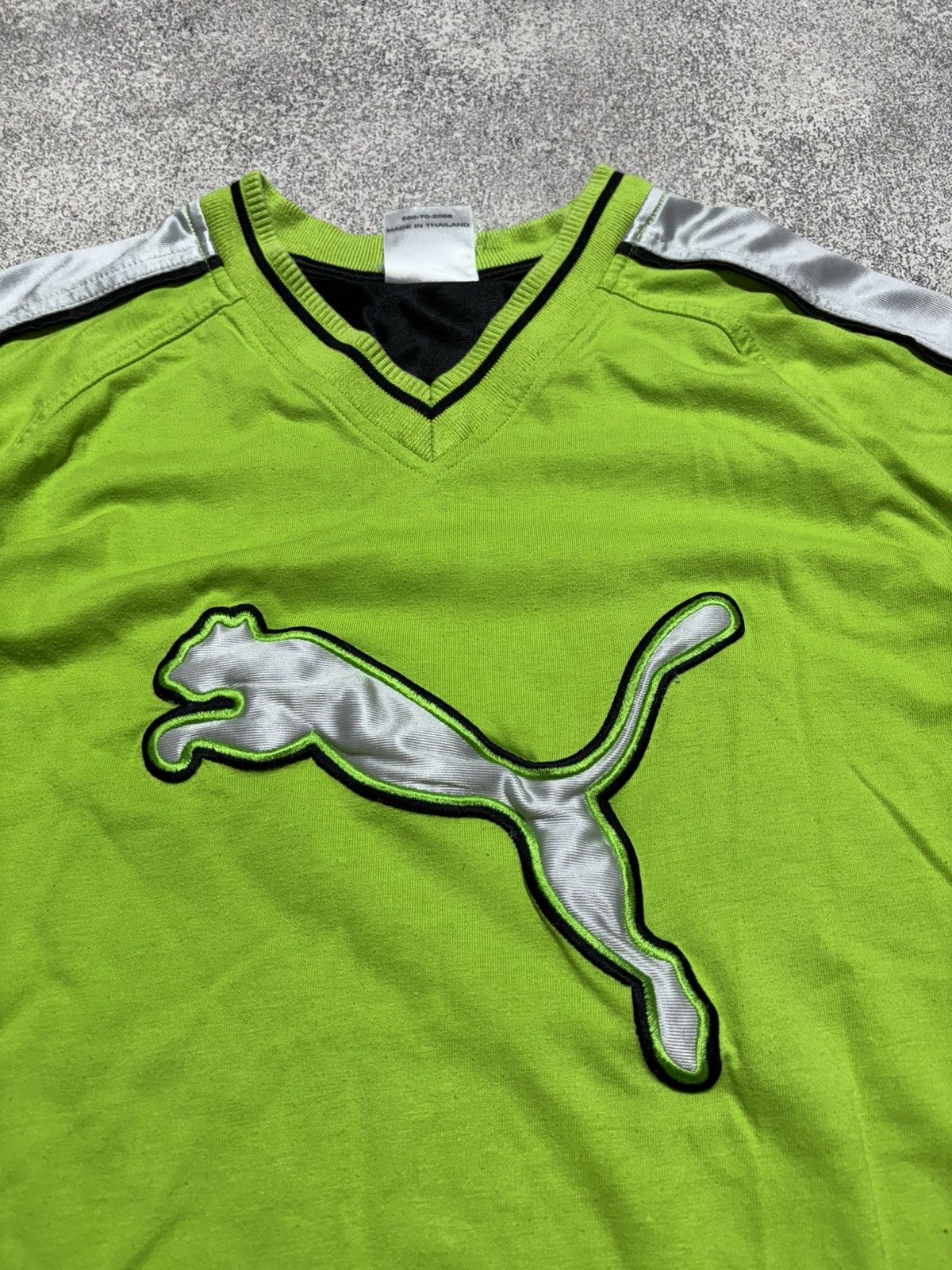 Japanese Brand × Puma × Vintage Rare Puma Vintage T-shirt Baggy Y2K Mens size L Green Size US L / EU 52-54 / 3 - 3 Thumbnail