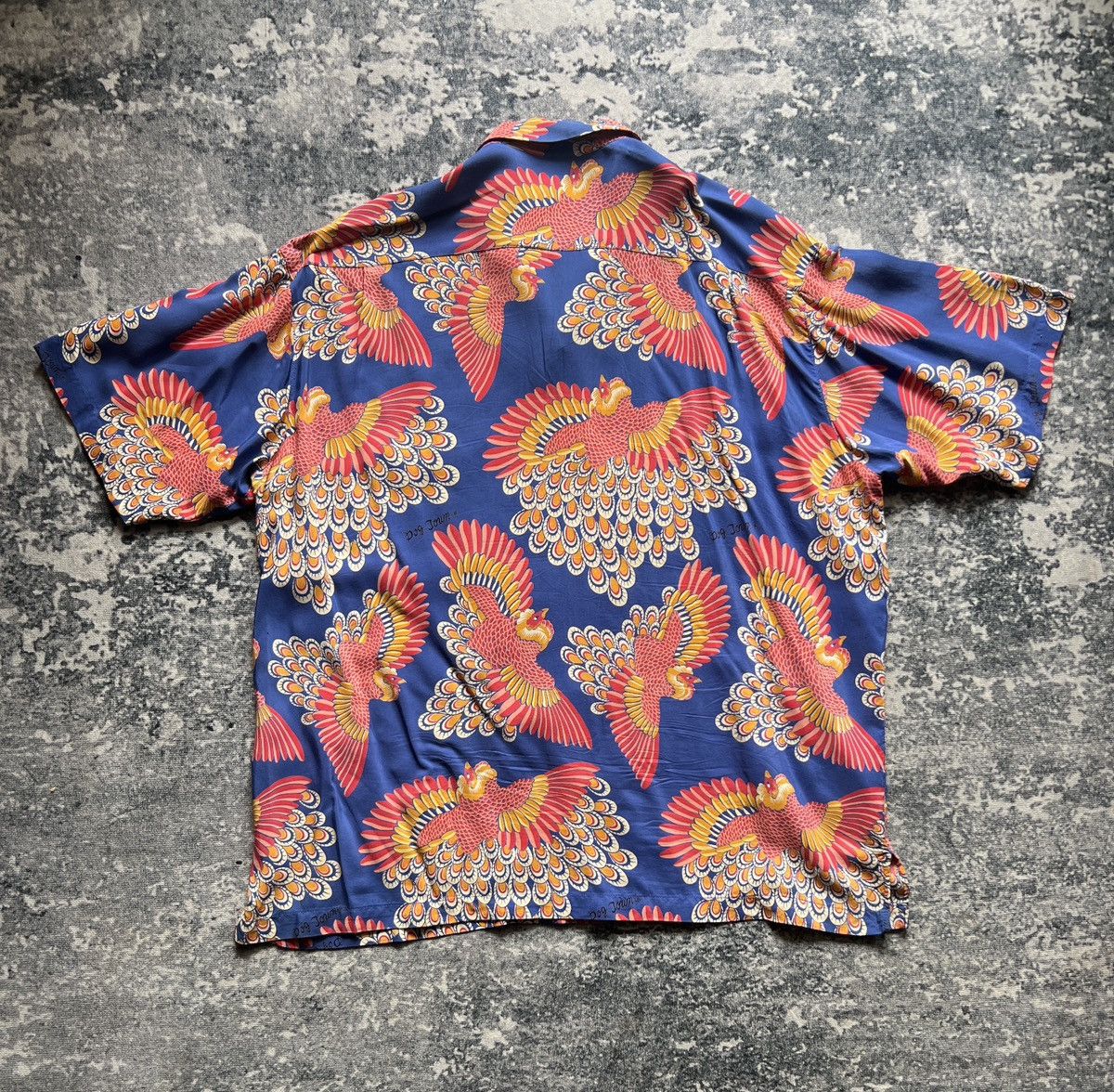 Dogtown Vtg DogTown Skate Japanese Motif Open Colar Hawaiian Shirt Size US L / EU 52-54 / 3 - 2 Thumbnail