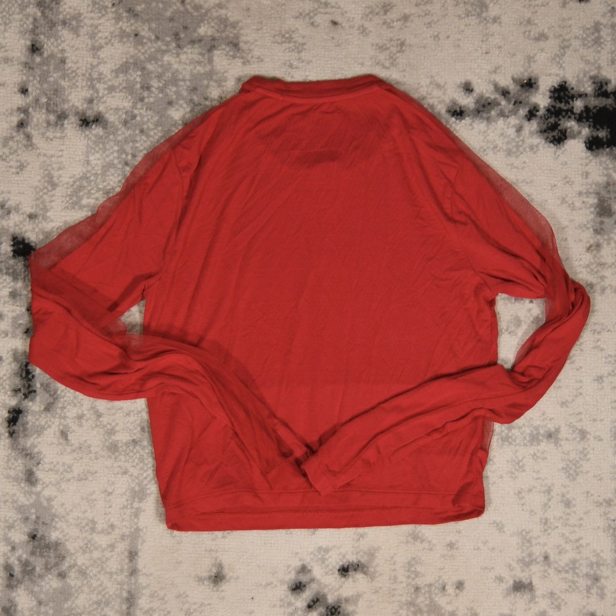 True Religion Y2K True Religion Red Mesh Long Sleeve T-Shirt Size XS / US 0-2 / IT 36-38 - 4 Thumbnail