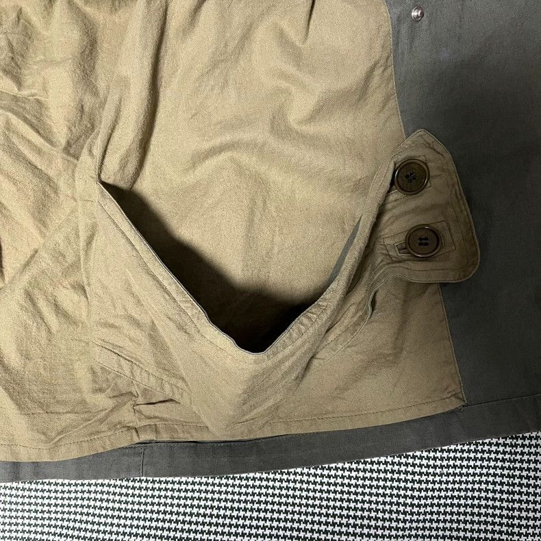 Helmut Lang HELMUT LANG size46 White line army green overcoat jacket Size US S / EU 44-46 / 1 - 5 Thumbnail