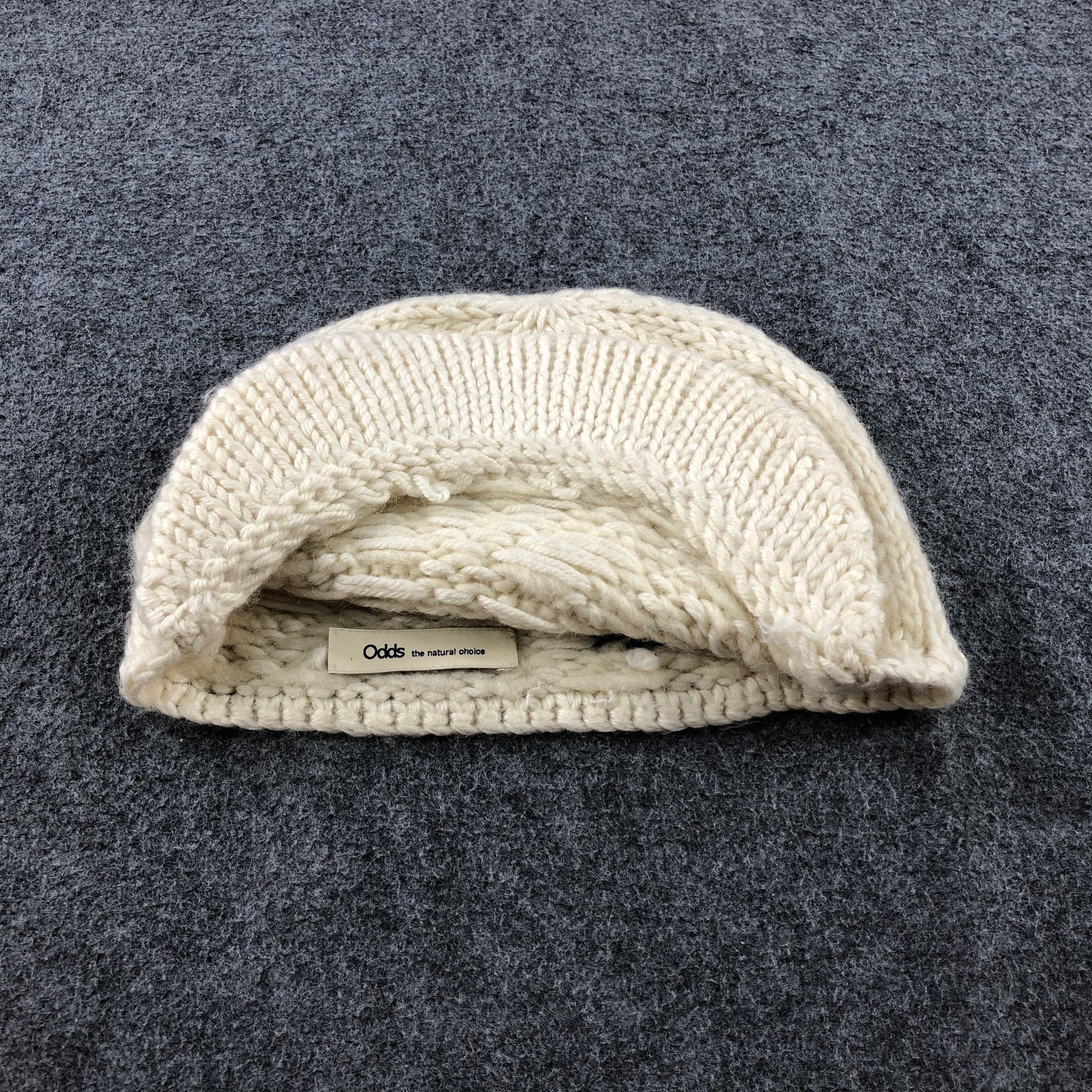 Vintage Odds The Natural Choices Wool Beanie Snowcap Snow Hat B501 Size ONE SIZE - 3 Thumbnail