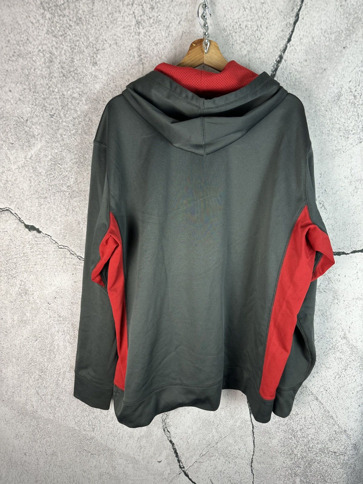 Nike Vintage CRAZY Boxy Y2K Nike Spellout thermal Hoodie Size US XL / EU 56 / 4 - 2 Thumbnail