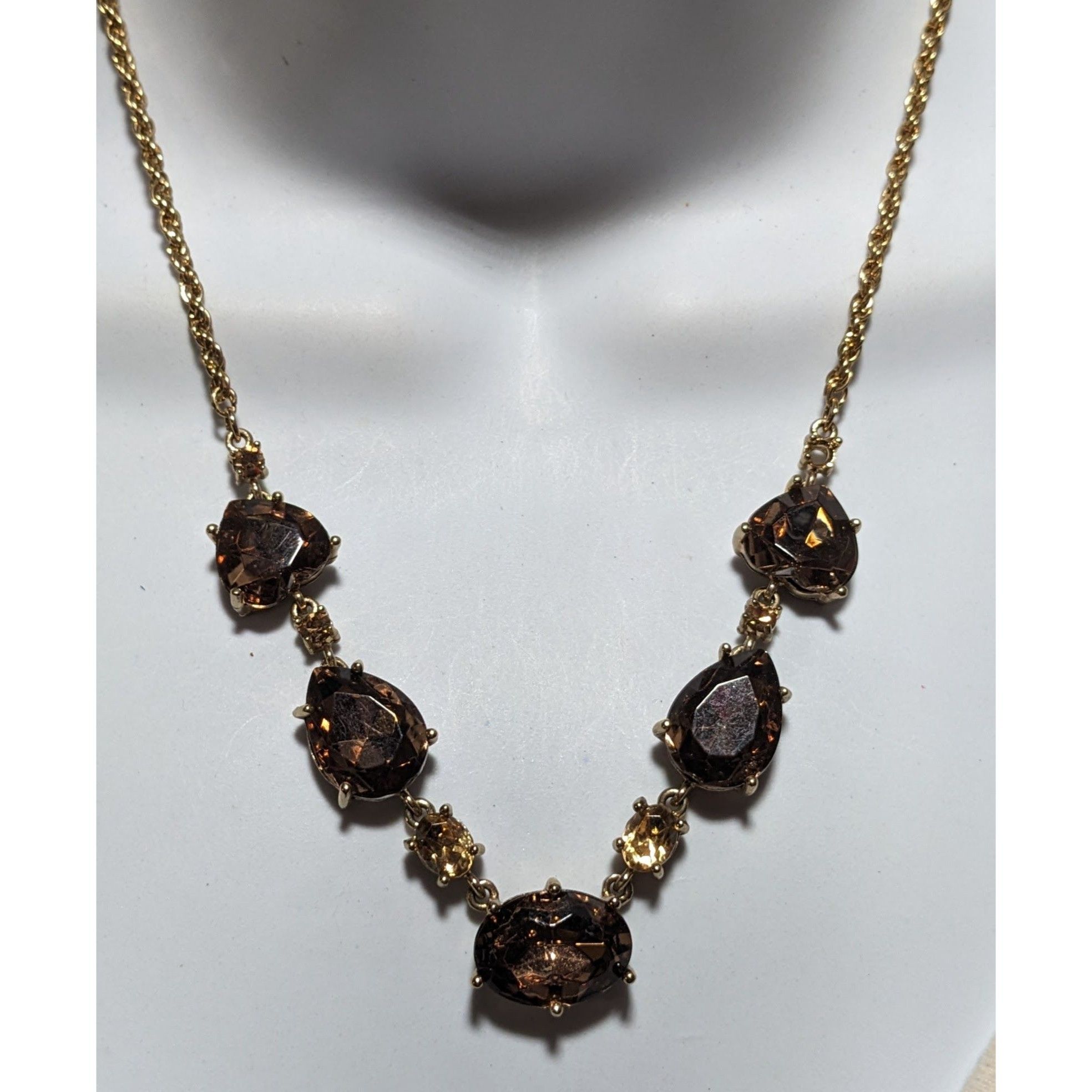 Other Elegant Brown Glass Necklace Size ONE SIZE - 7 Thumbnail