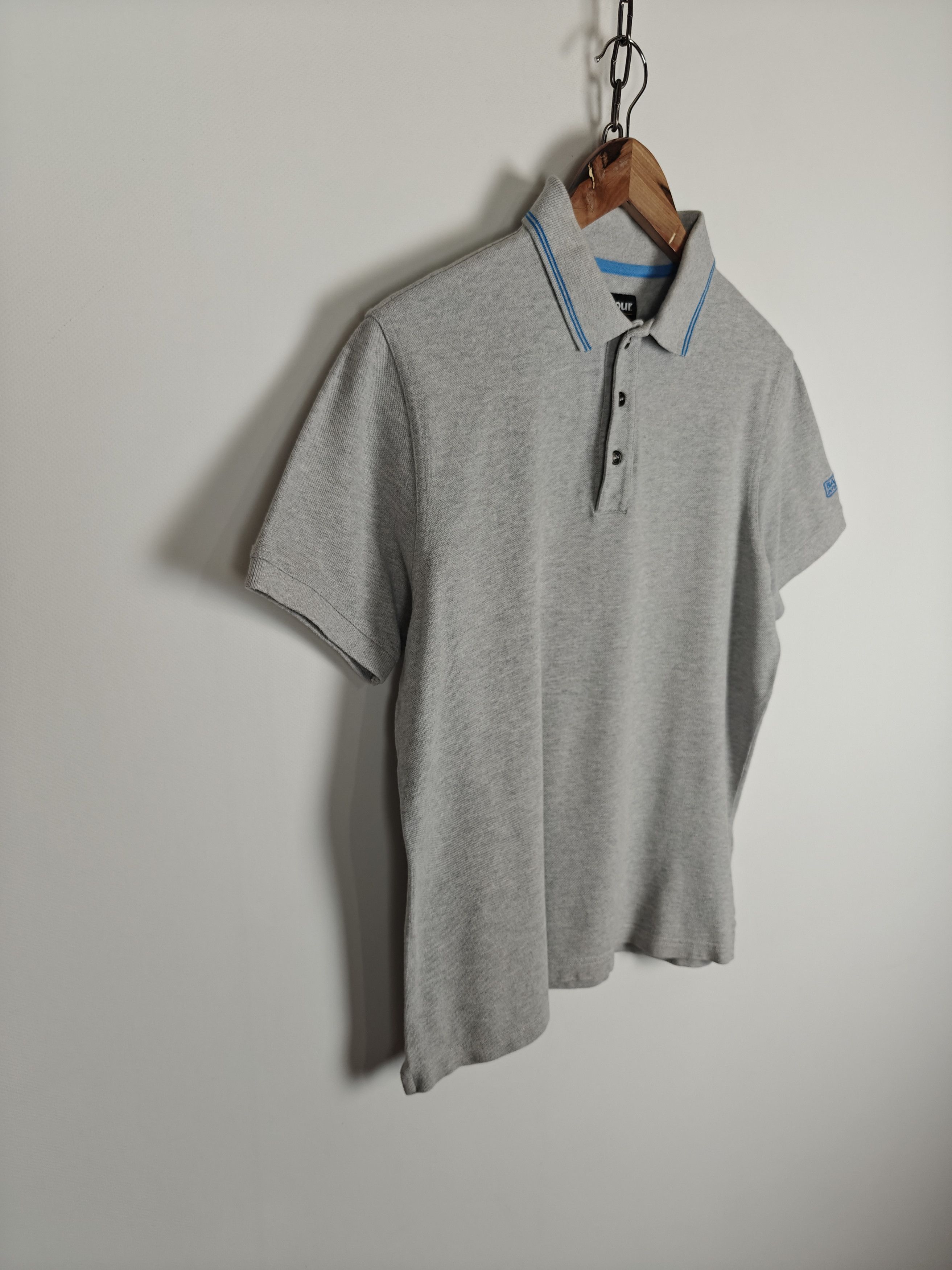 Barbour Barbour International Polo T-Shirt Gray size M Size US M / EU 48-50 / 2 - 4 Thumbnail