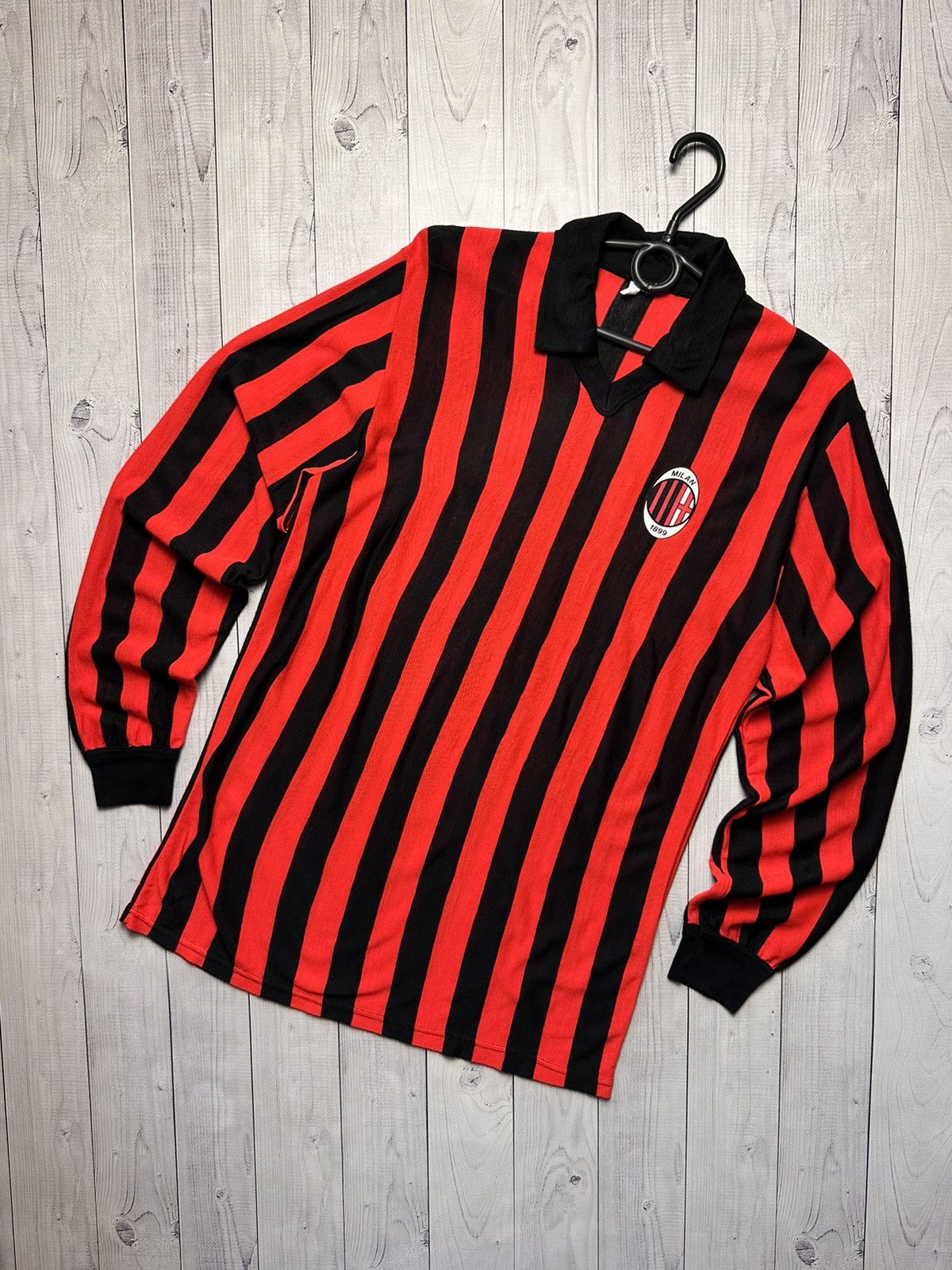 Vintage AC Milan Soccer jersey retro long sleeve size M/L