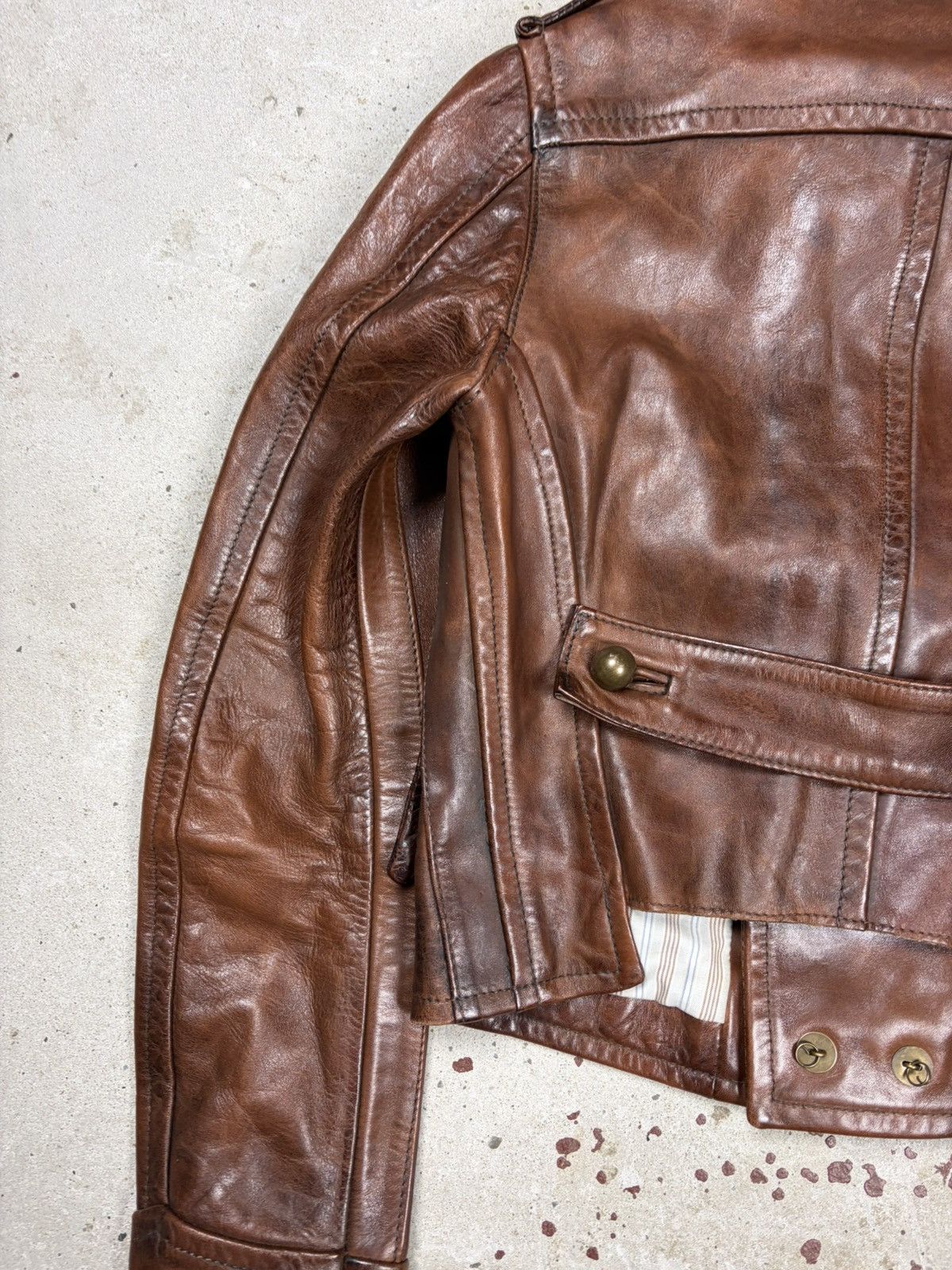 Dsquared2 DSquared2 Sienna Leather Military Jacket Civil Rare Size S / US 4 / IT 40 - 16 Thumbnail