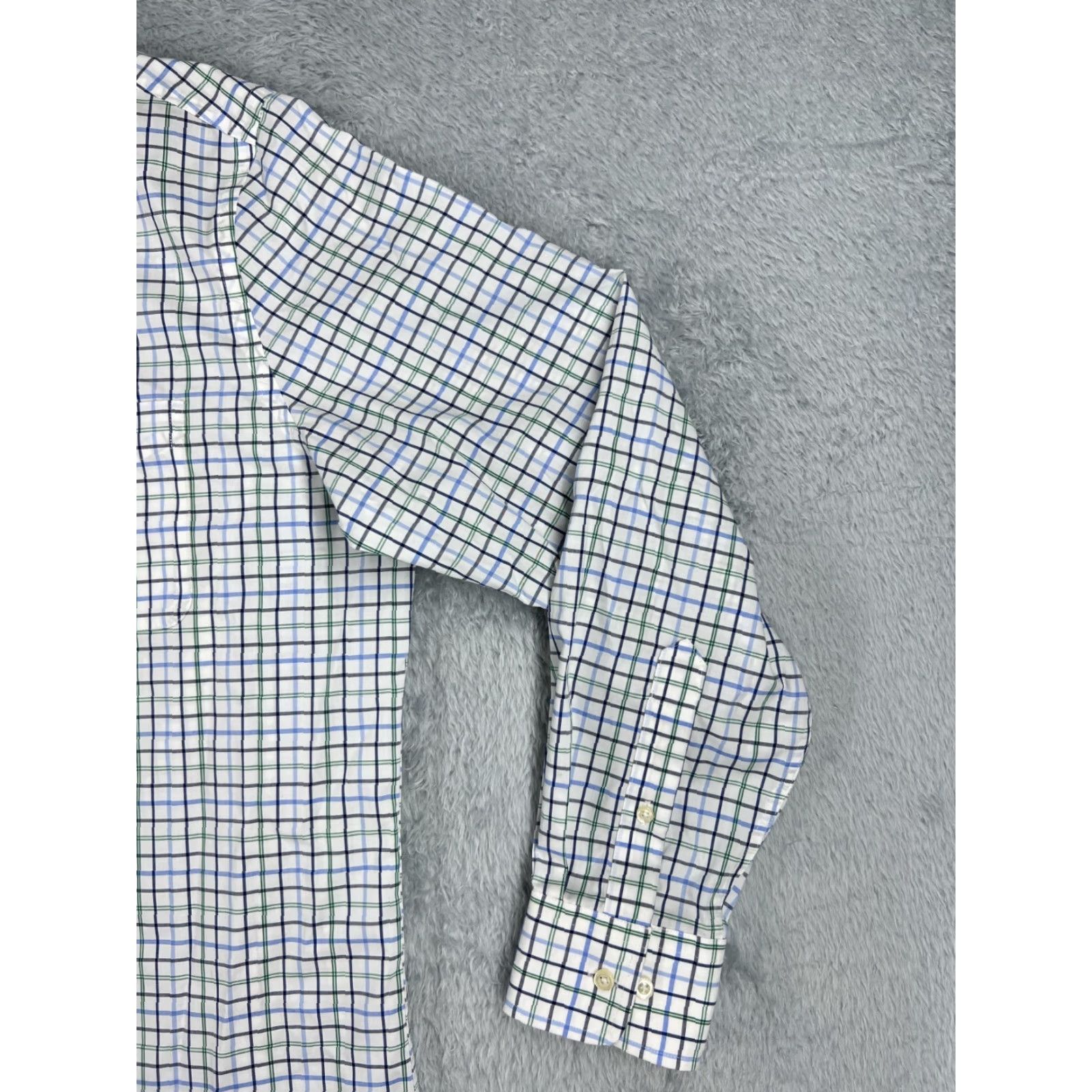 Ralph Lauren Lauren Ralph Lauren Shirt Adult XL Blue Plaid Button-Up Cotton Size US XL / EU 56 / 4 - 2 Thumbnail