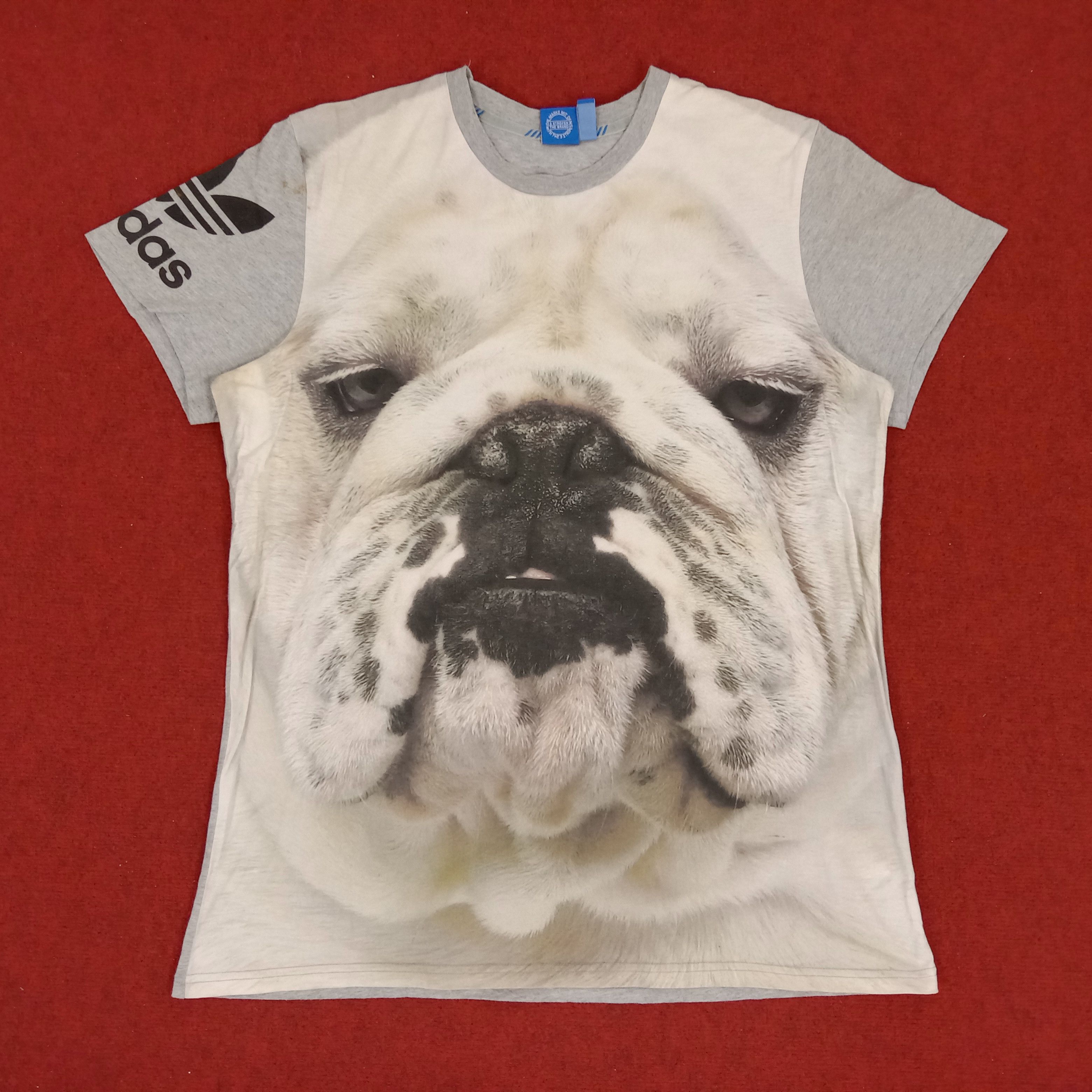 Adidas Big Print Animal Design Streetwear Style Tshirt