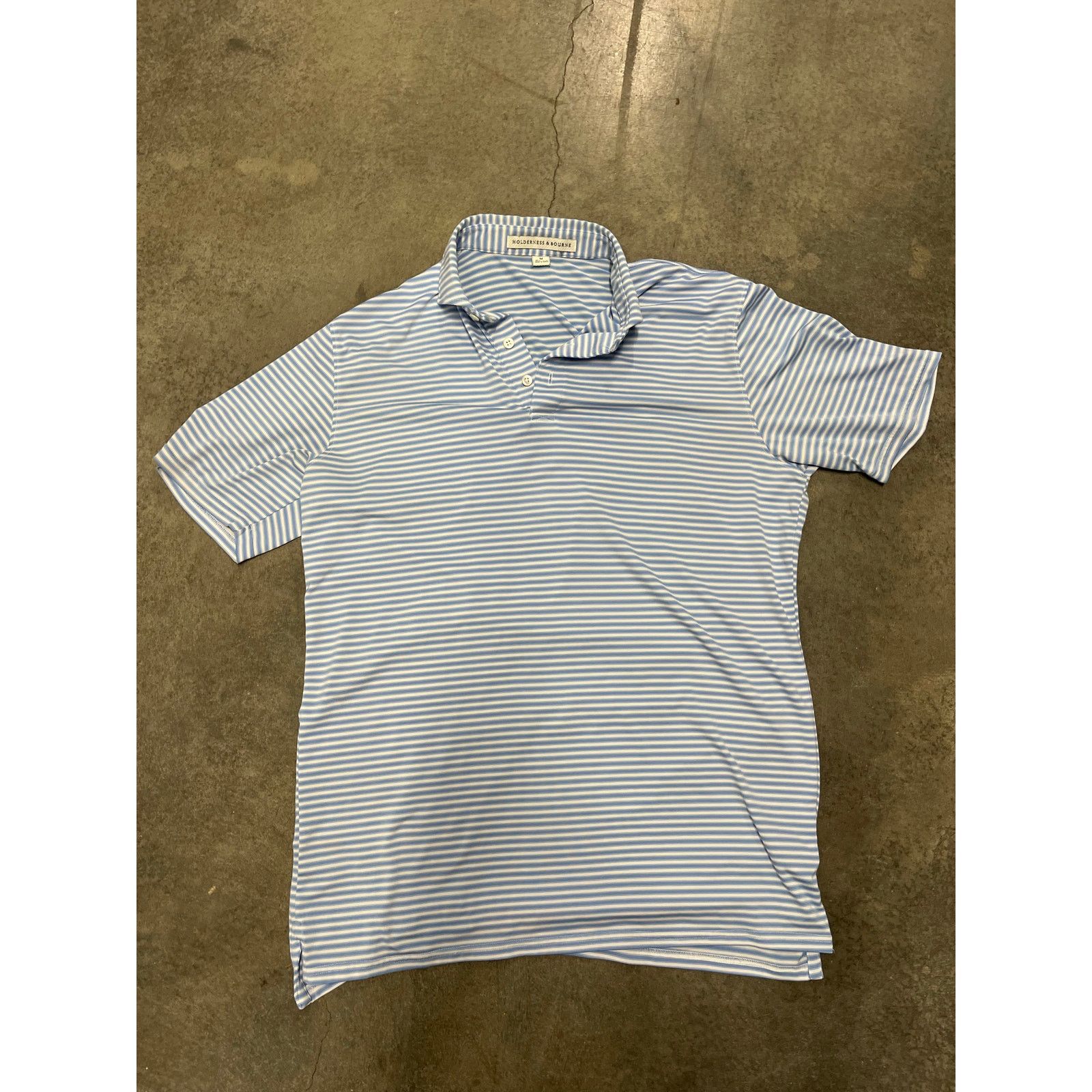 Grailed Holderness & Bourne Polo Shirt Men M Blue White Striped Size US M / EU 48-50 / 2 - 1 Thumbnail