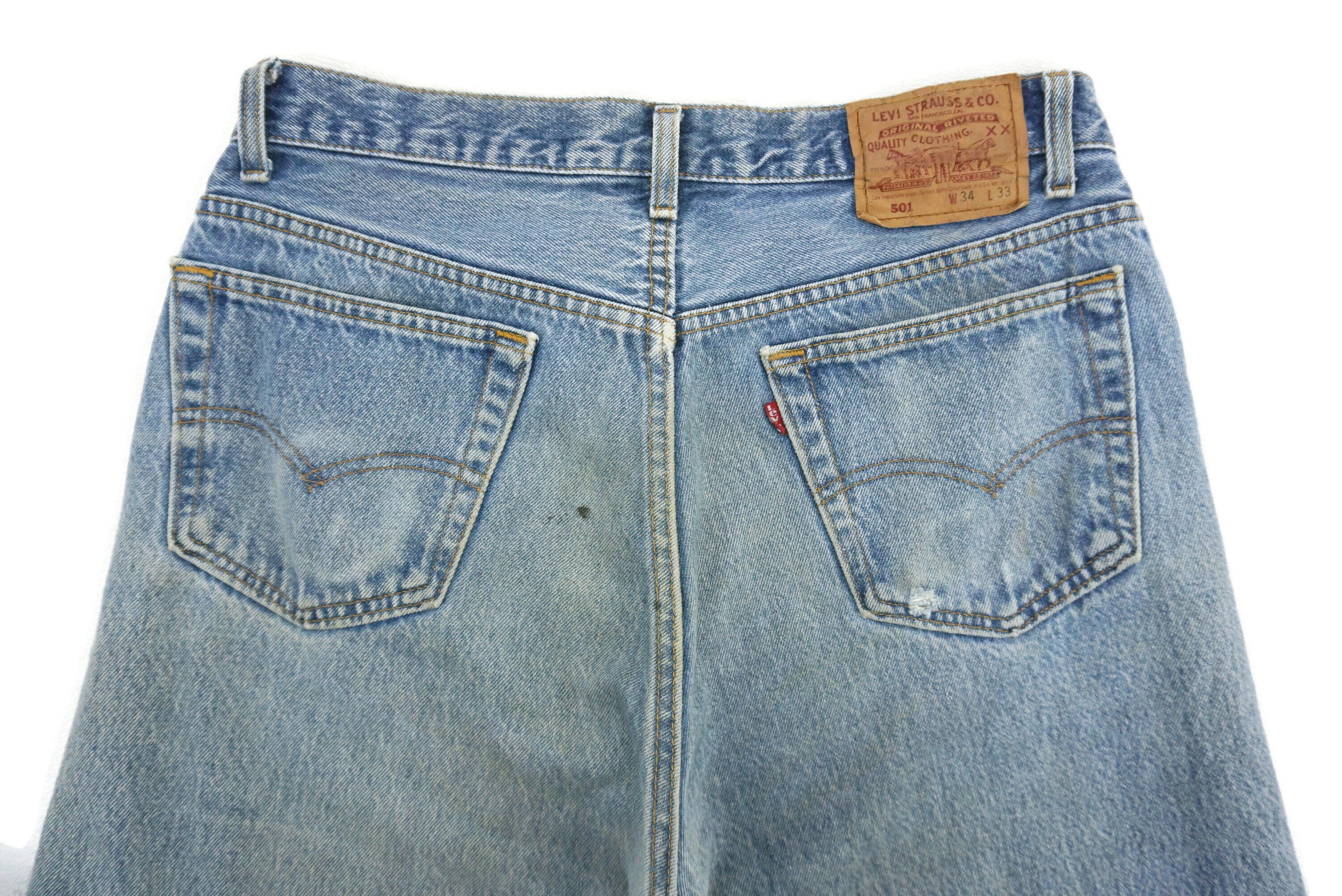 Levi's Vintage Levi's 501-0115 Jeans Size W33 L32 Made in USA Denim Size US 33 - 14 Thumbnail