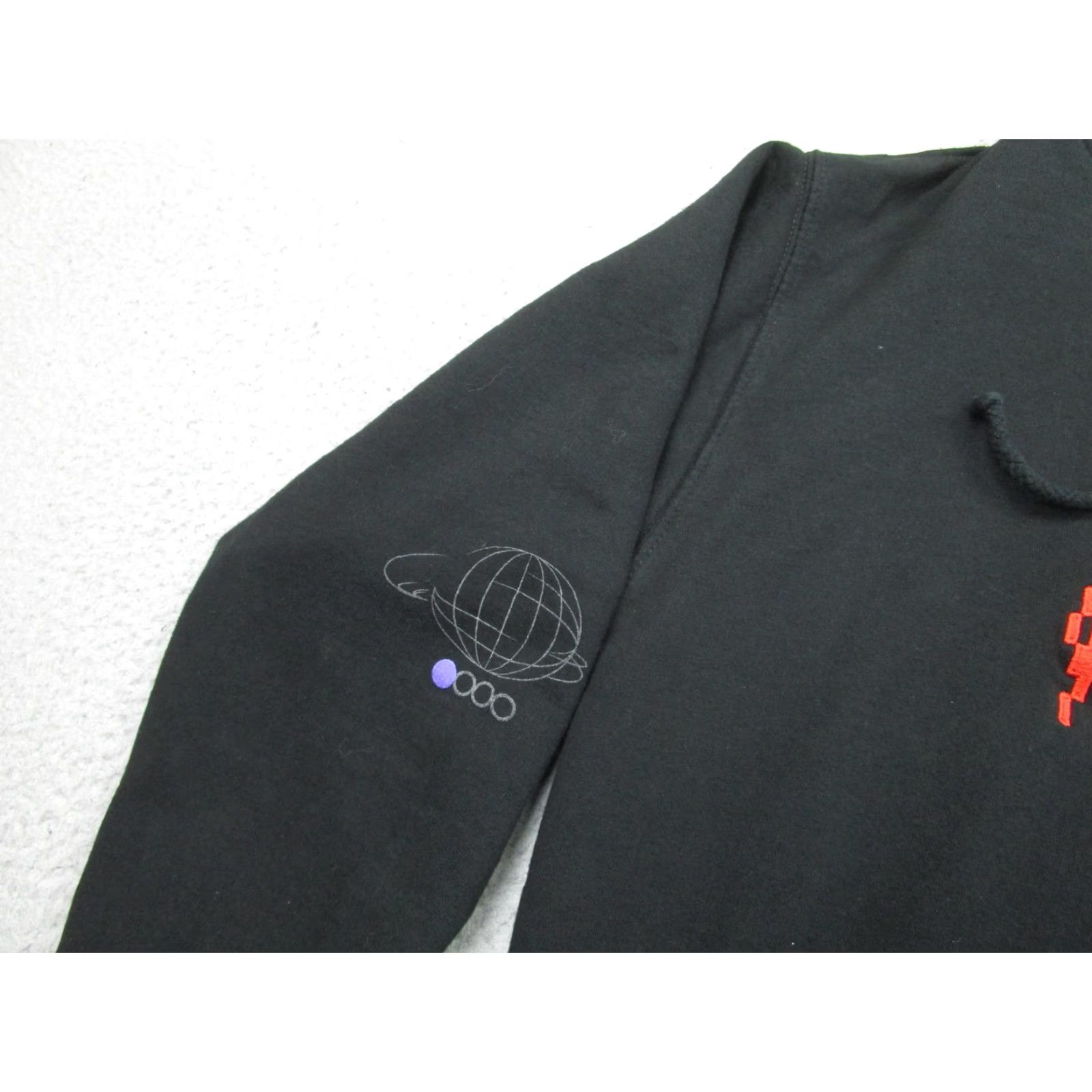 Vintage Just Hoods Hoodie Mens Small Black Keshi Gabriel HL Graphic Print Tour Pullover 2023 Size US S / EU 44-46 / 1 - 4 Thumbnail