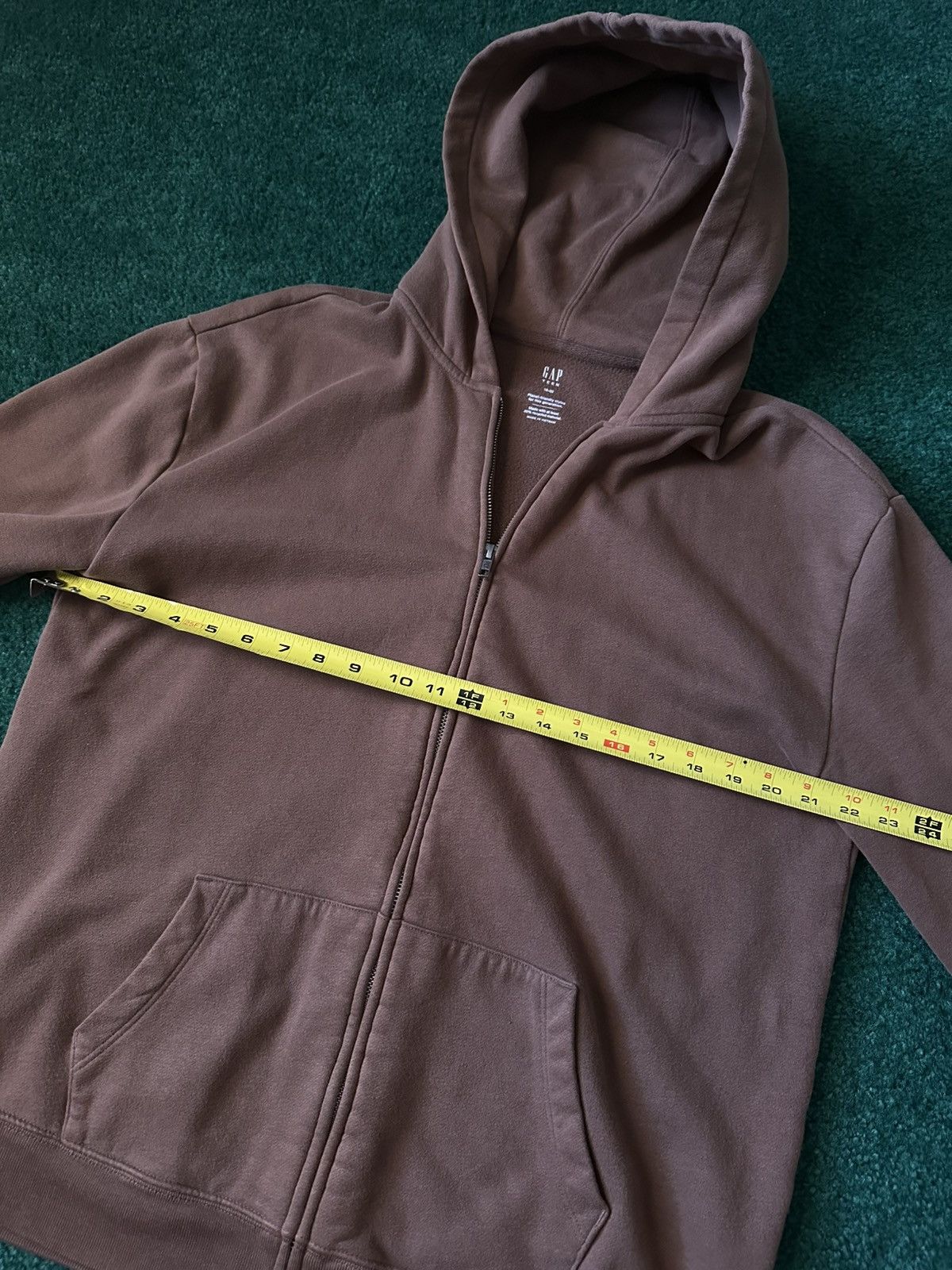 Gap GAP Full-Zip Hoodie - Brown Size US S / EU 44-46 / 1 - 4 Thumbnail