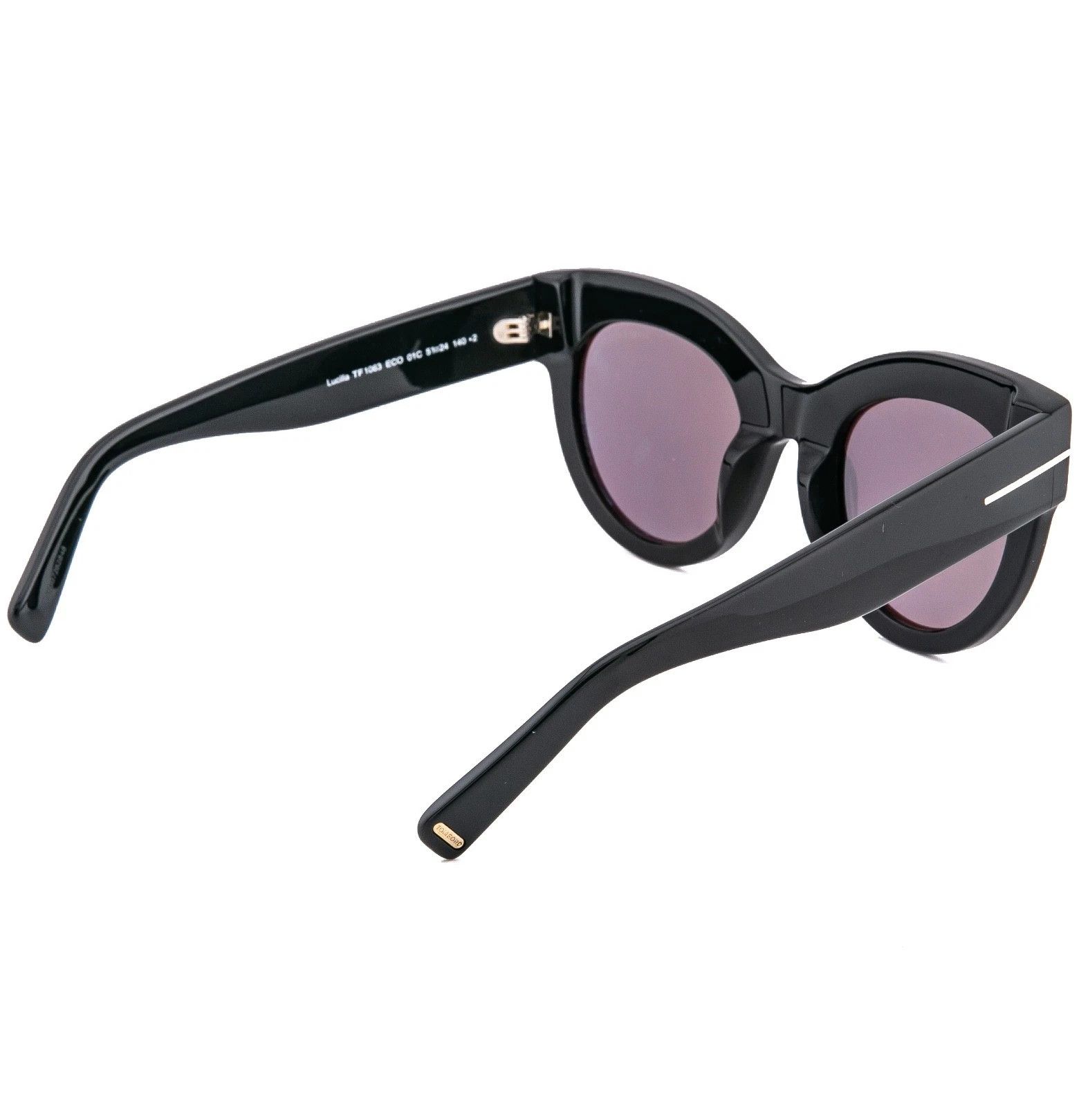 Tom Ford TOM FORD LUCILLA TF1063 01C Black Sunglasses 1063 FT1063 Size ONE SIZE - 5 Thumbnail