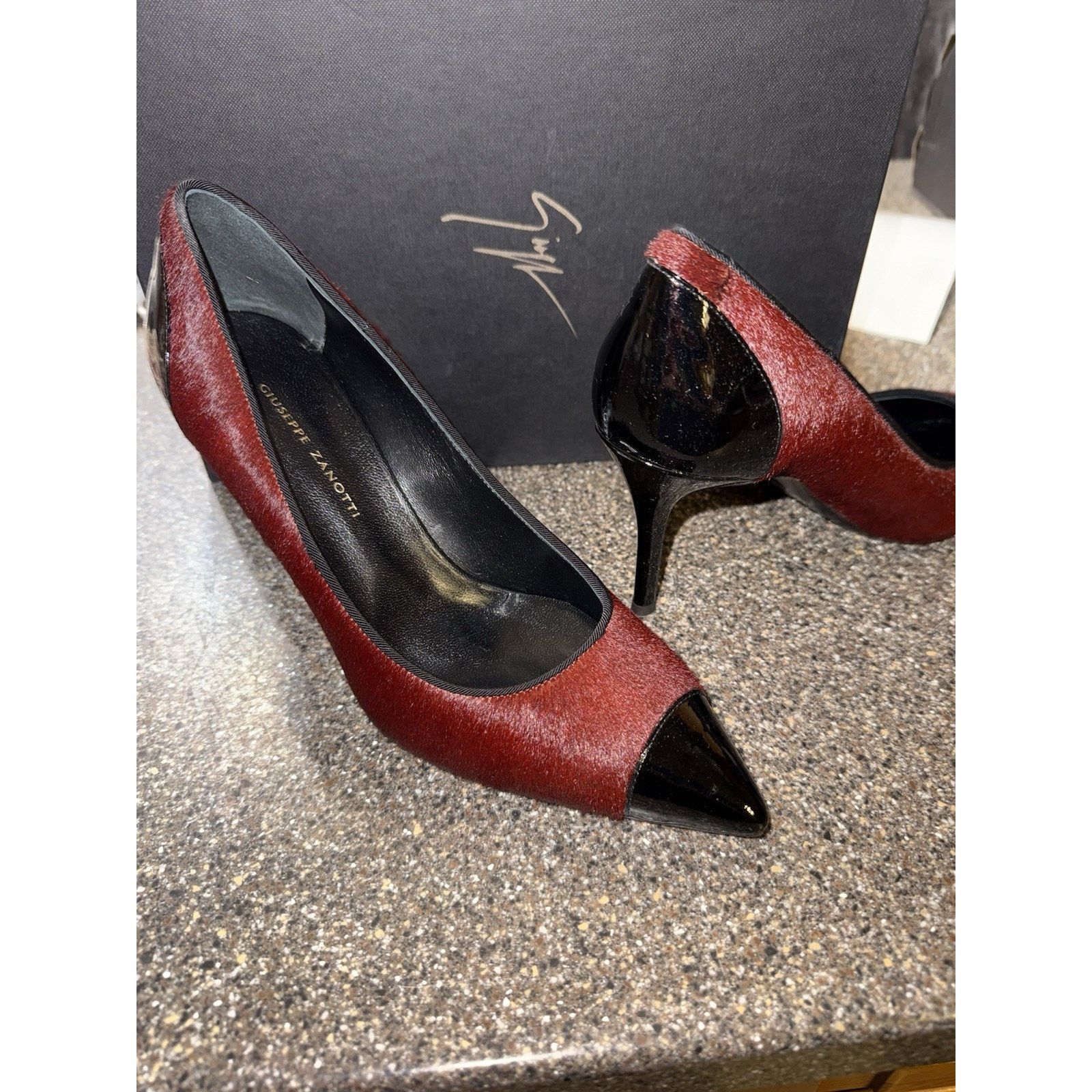 Giuseppe Zanotti Giuseppe Zanotti Pony Hair Women's Heels Size 37.5 NIB Size US 7.5 / IT 37.5 - 1 Thumbnail