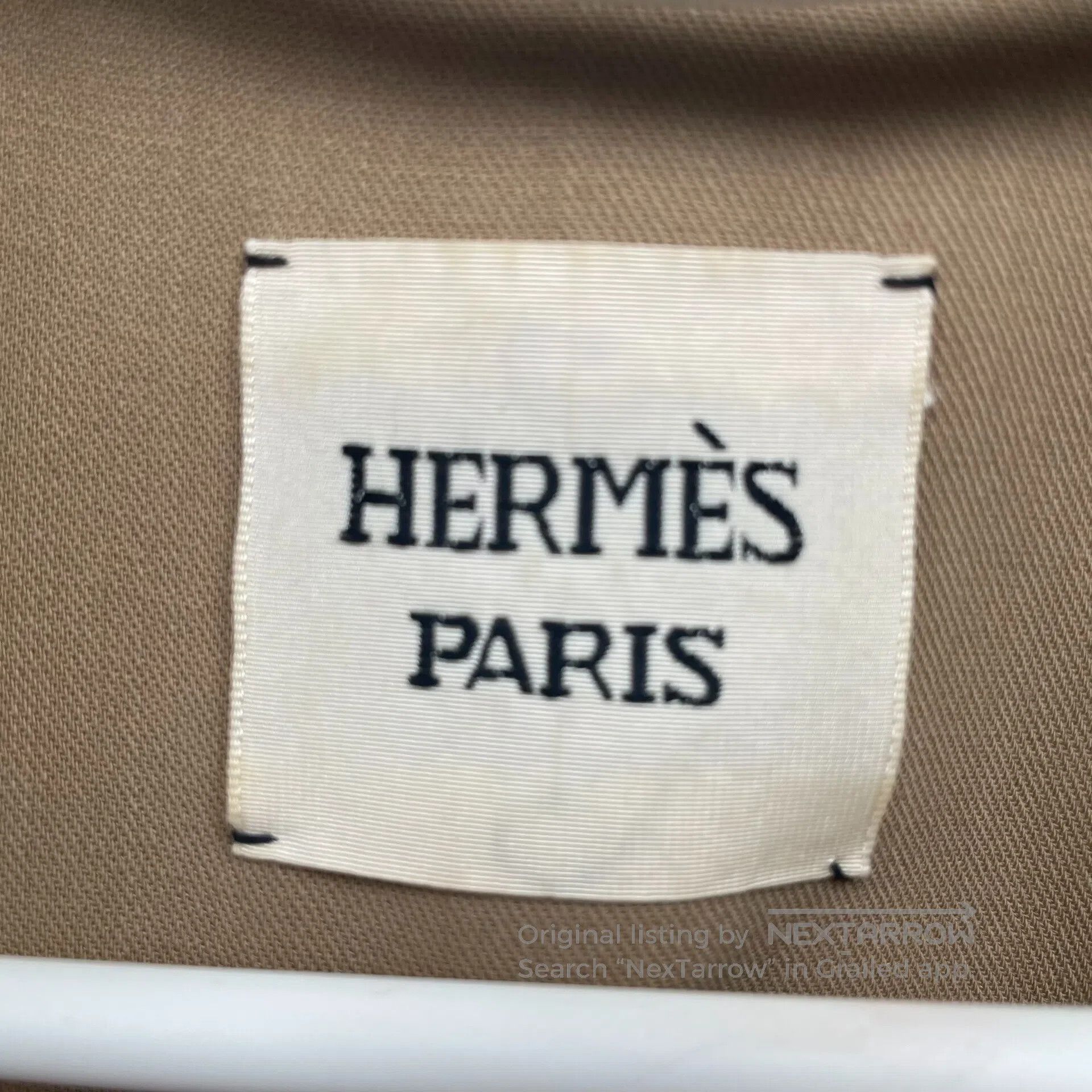 Hermes Hermes Khaki long-sleeve blazer| Size S / US 4 / IT 40 - 4 Thumbnail
