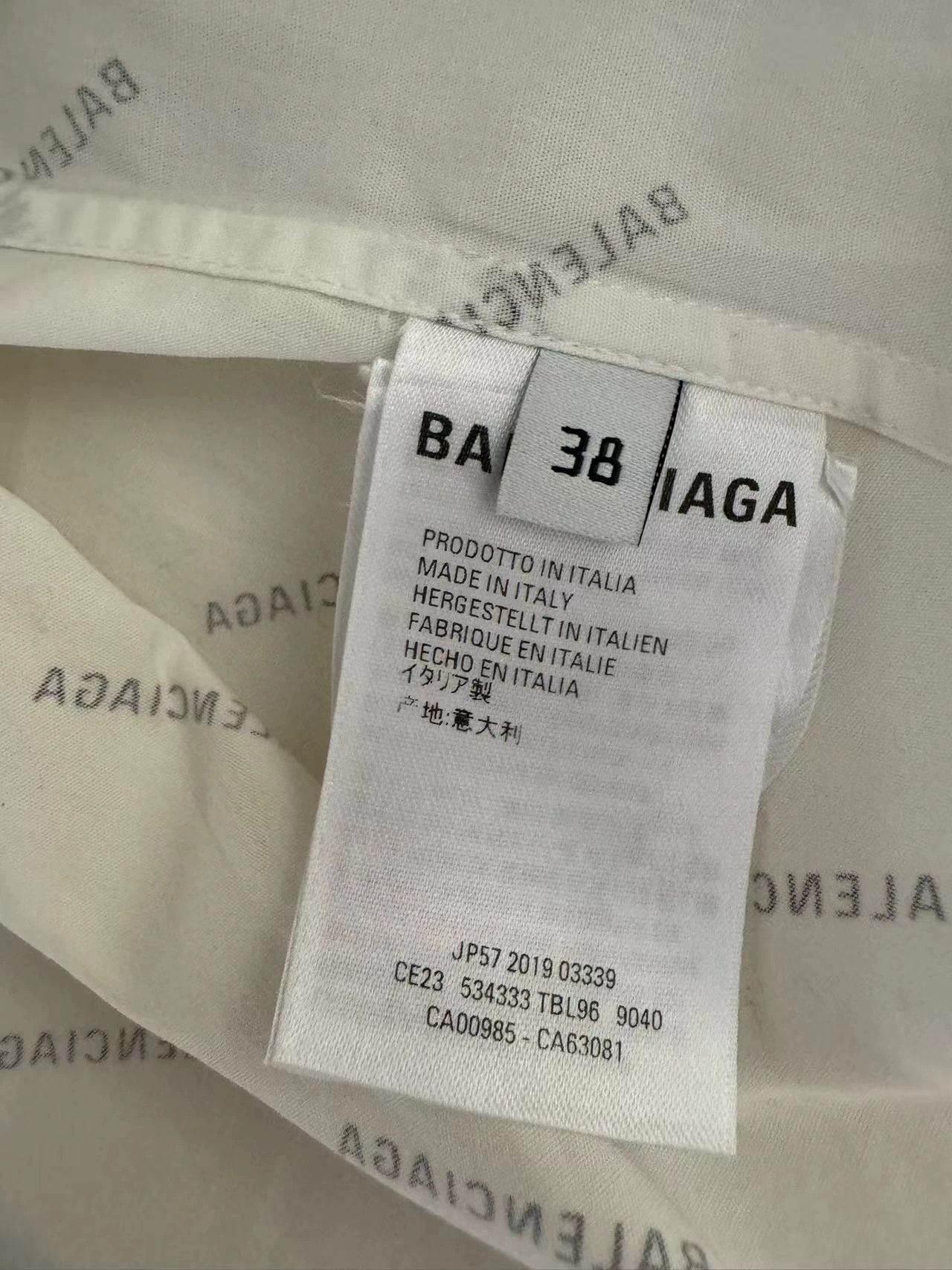 Balenciaga Balenciaga 99 New Authentic Shirt 38 S Size US S / EU 44-46 / 1 - 3 Thumbnail