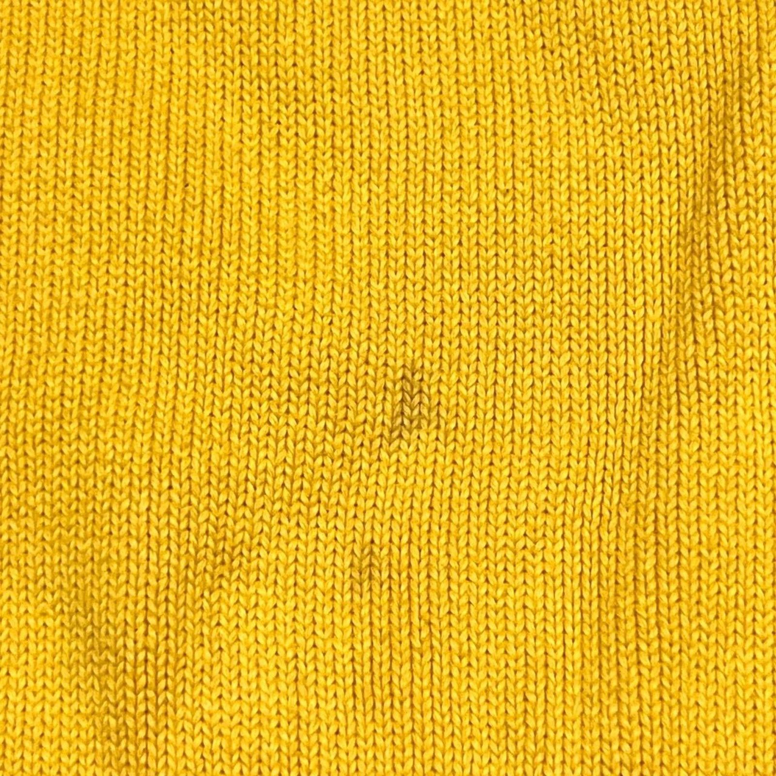 Polo Ralph Lauren Polo Ralph Lauren Yellow Knit Sweater w/ Embroidered Logo Size L / US 10 / IT 46 - 6 Thumbnail