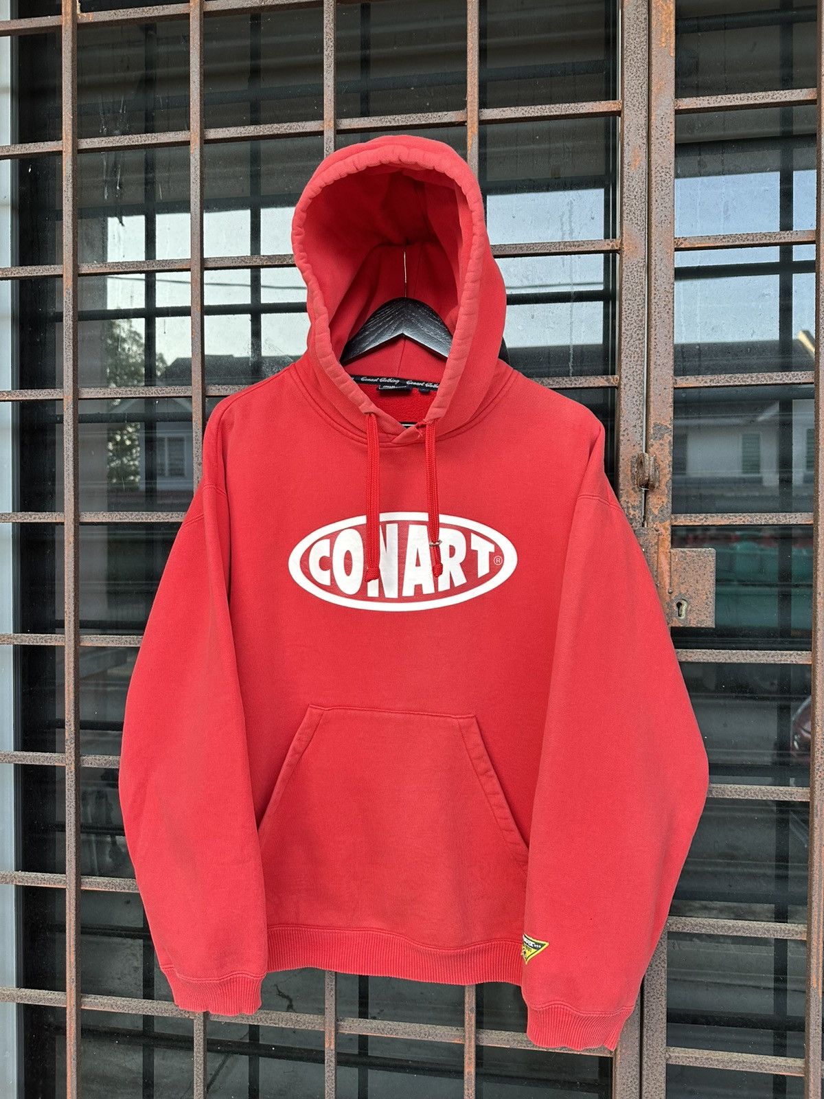Vintage Vintage THRASHED Faded Conart Hoodie Size US L / EU 52-54 / 3 - 3 Thumbnail