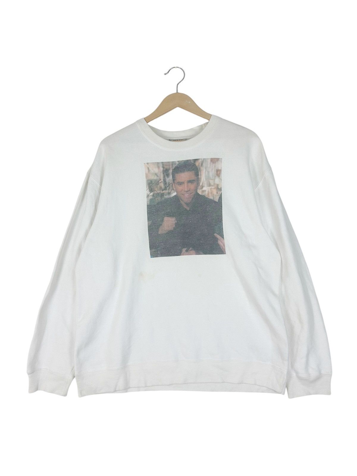 Guess × Vintage Vintage Guess Oscar De La Hoya Sweatshirt–90s Boxing Legend, Size US L / EU 52-54 / 3 - 1 Thumbnail