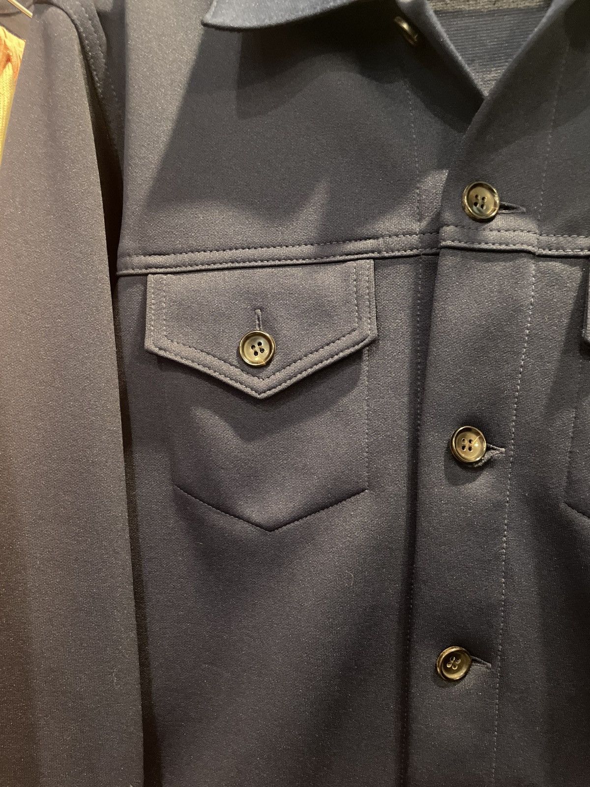Comme des Garcons Homme AW03 Comme Des Garçon Homme Navy Trucker Jacket👕 *Very RARE* Size US M / EU 48-50 / 2 - 5 Thumbnail