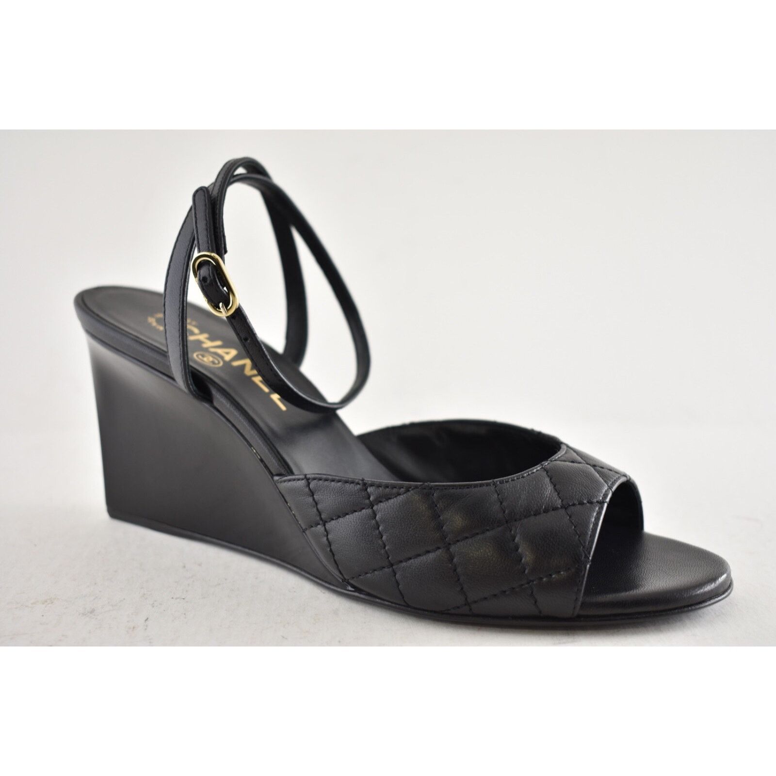 Chanel Chanel 24C Black Quilted Lambskin CC Crystal Logo Ankle Size US 8 / IT 38 - 4 Thumbnail
