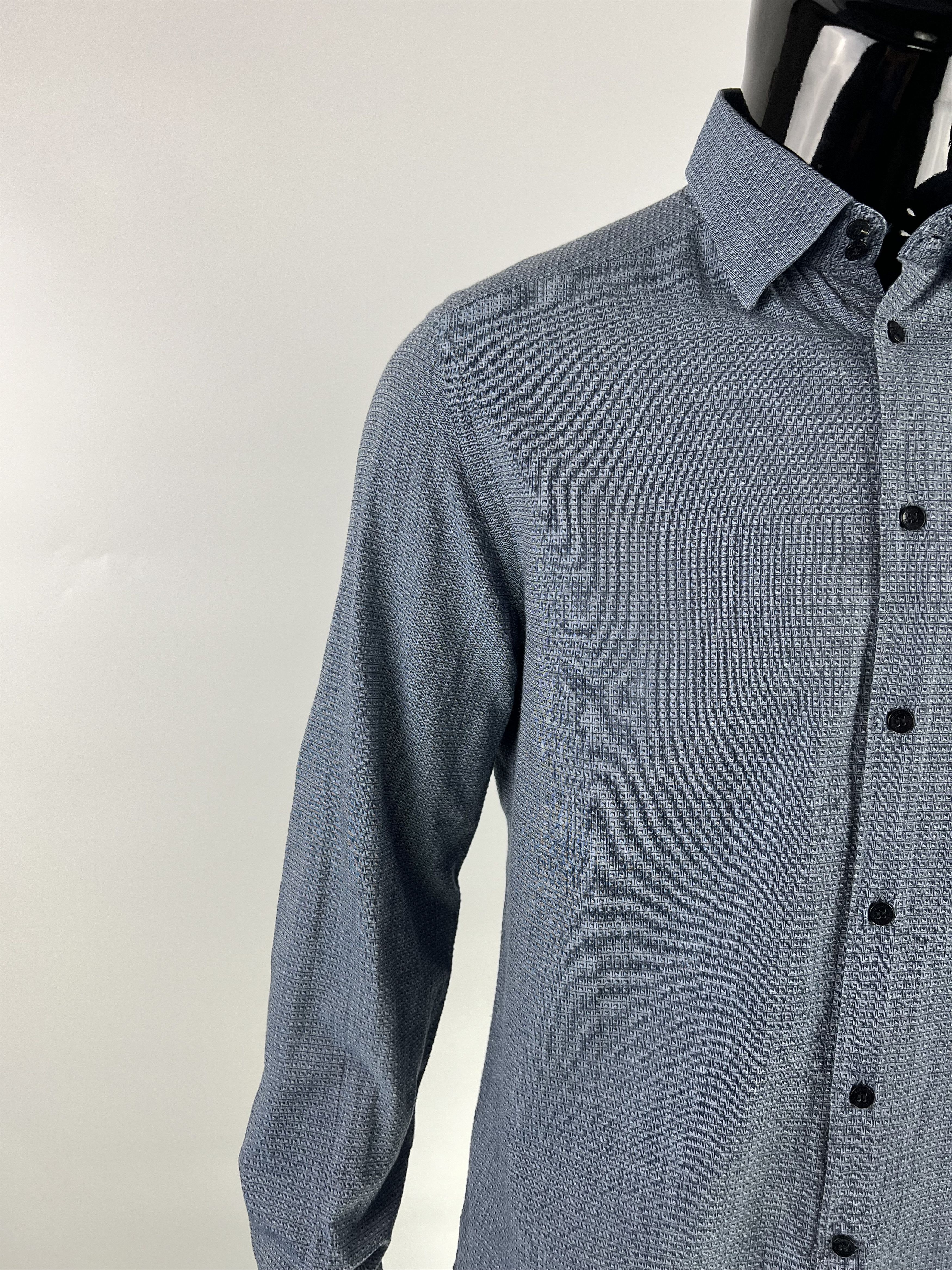 Versace Versace Collection Blue Cotton Button Up Shirt Size 16/41 Size US L / EU 52-54 / 3 - 4 Thumbnail