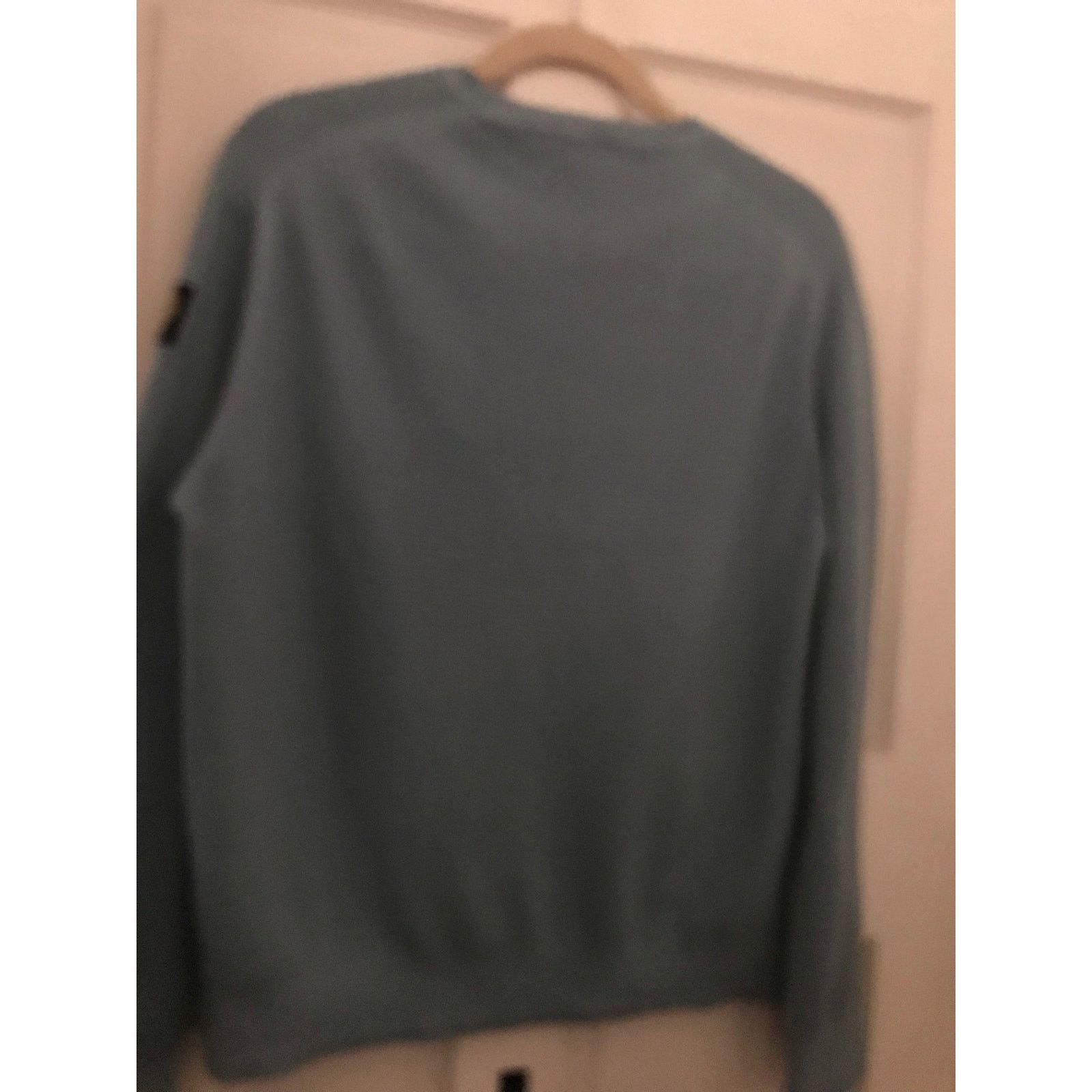 Belstaff BELSTAFF Guide Crewneck Jumper Men's 3XL LS Blue 100% Cotton Size US XXL / EU 58 / 5 - 2 Thumbnail