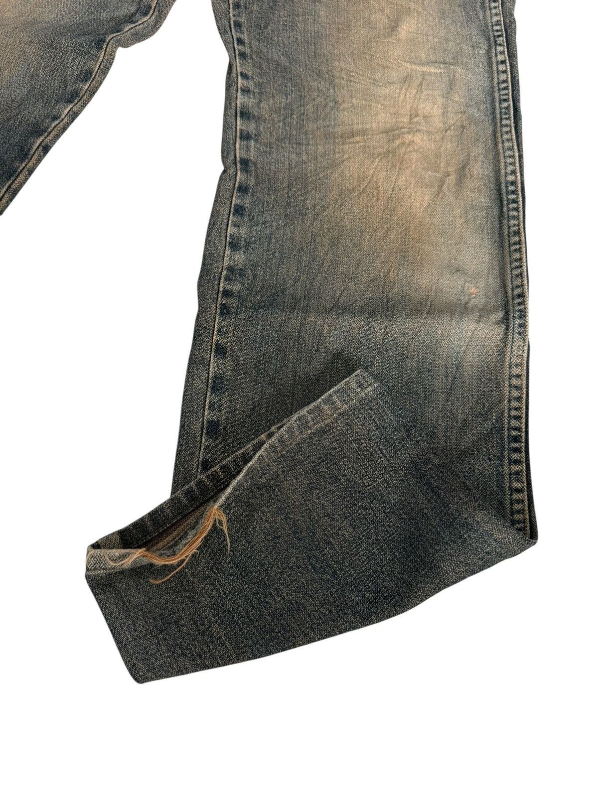 Wrangler VINTAGE WRANGLER BLUE RIPPED DISTRESSED JEANS DENIM PANTS Size US 28 / EU 44 - 9 Thumbnail