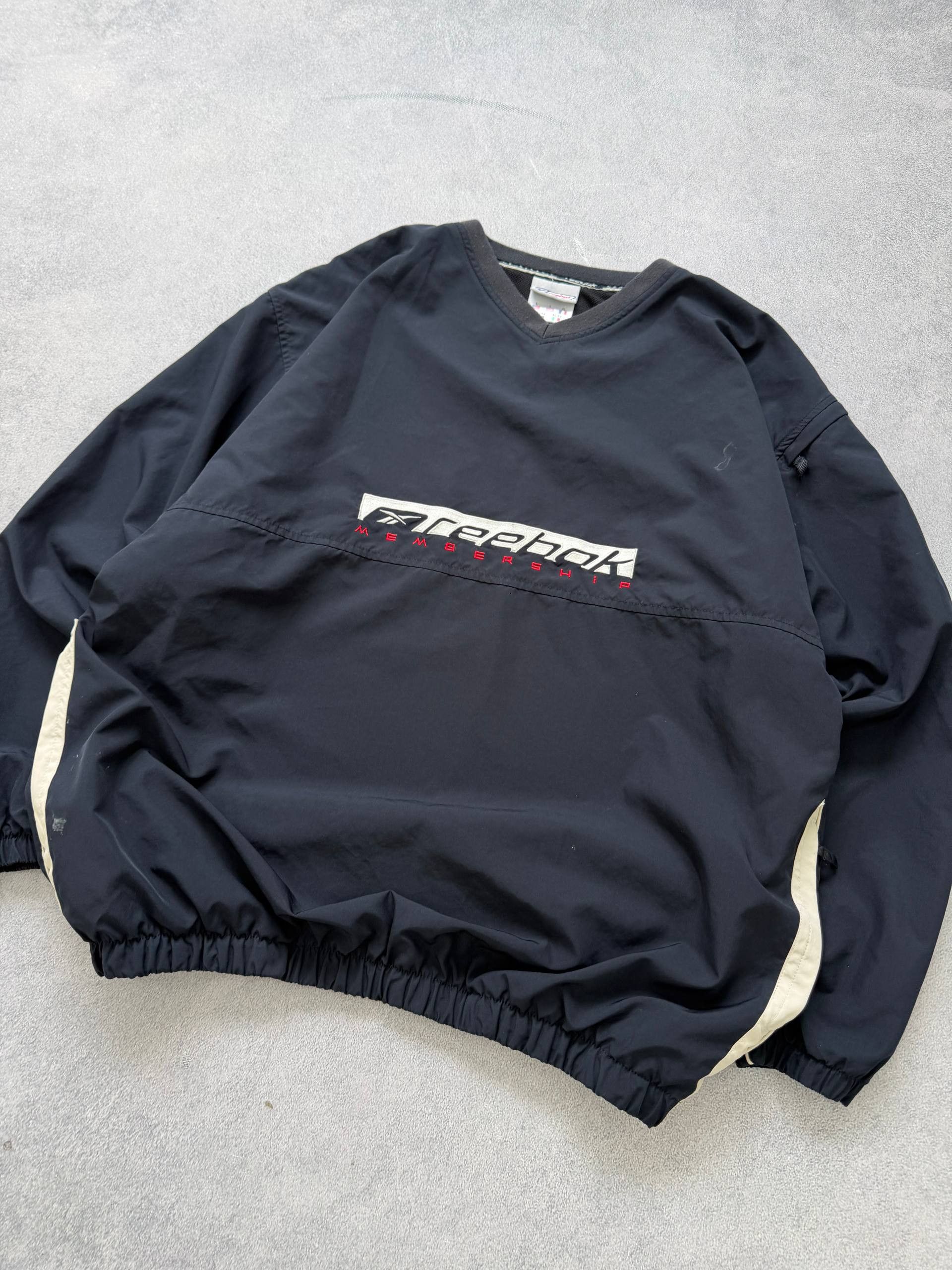 Reebok Crazy Vintage Reebok Anorak Windbreaker Jacket Nylon Tech Size US M / EU 48-50 / 2 - 6 Thumbnail